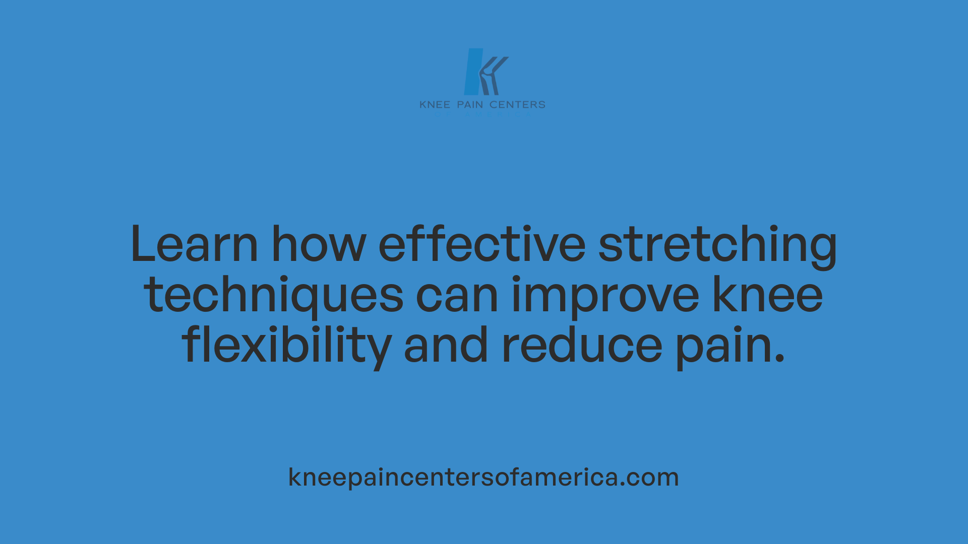 Learn how effective stretching techniques can improve knee flexibility and reduce pain.