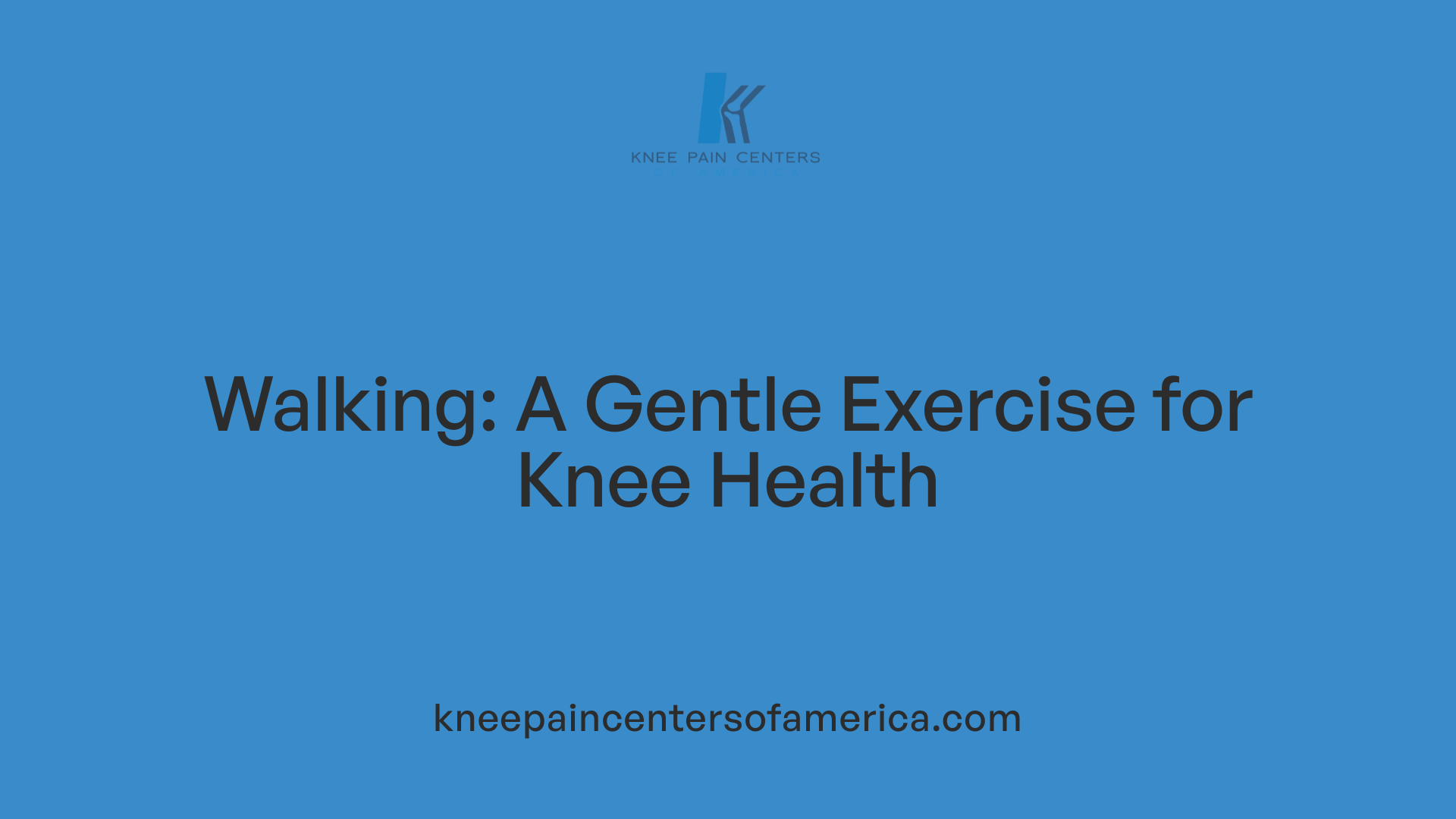 Walking: A Gentle Exercise for Knee Health