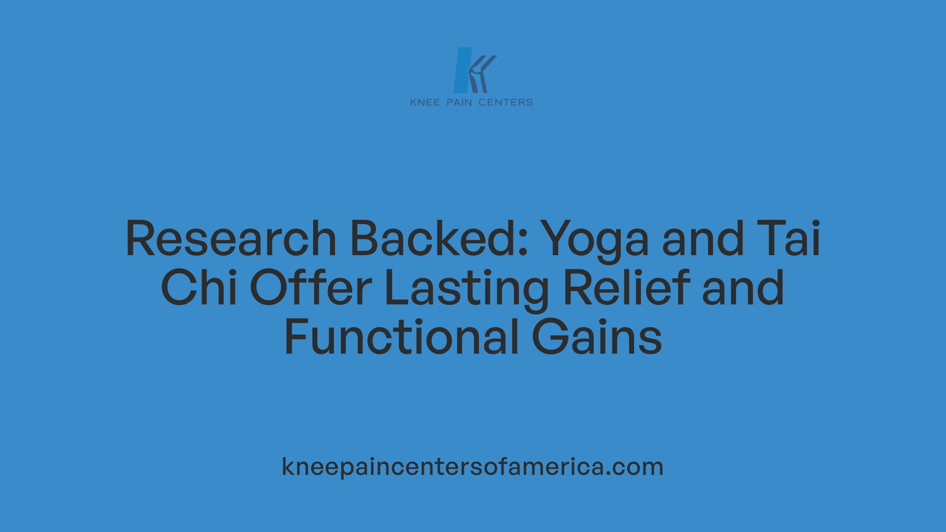 Research Backed: Yoga and Tai Chi Offer Lasting Relief and Functional Gains