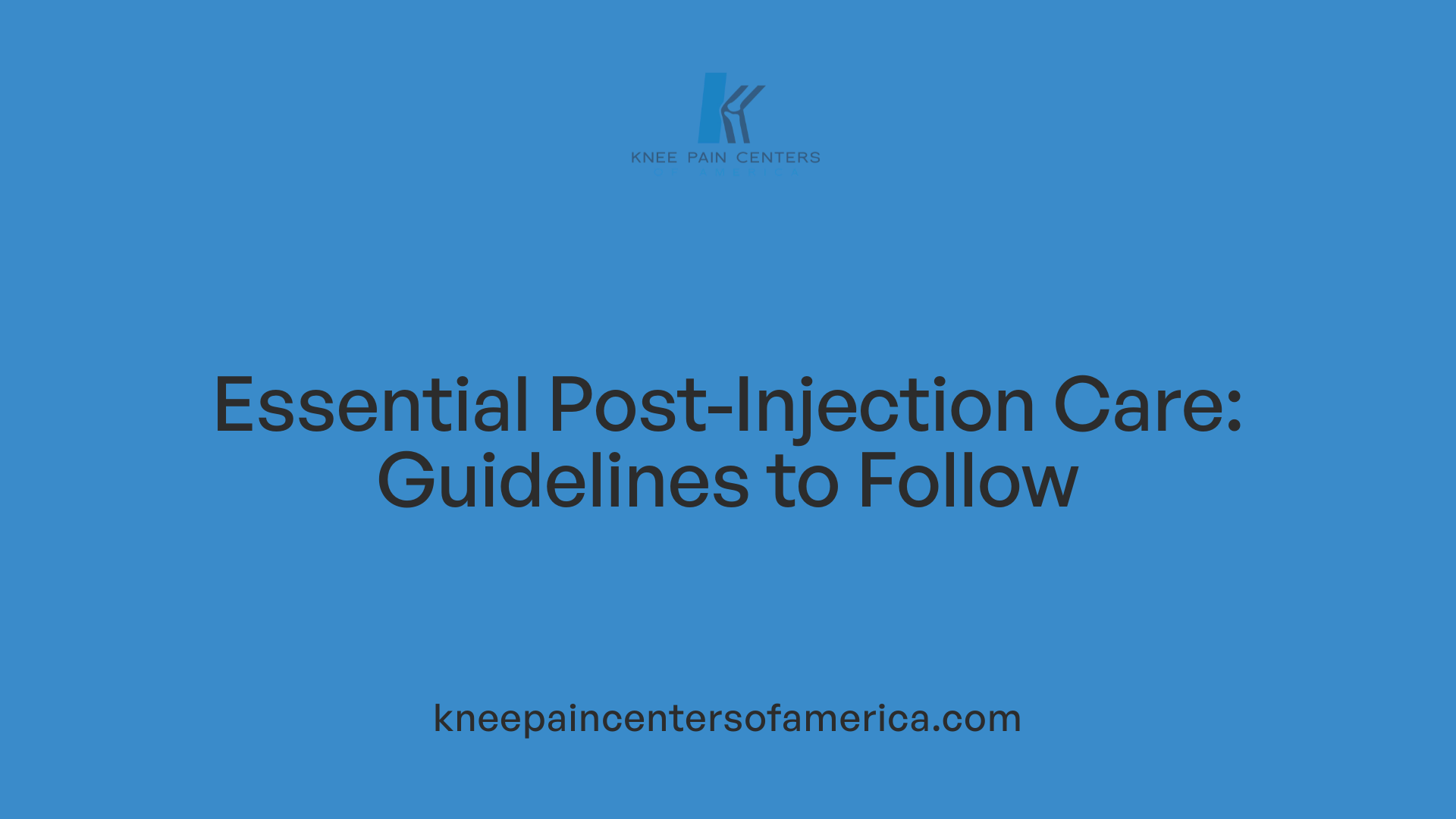 Essential Post-Injection Care: Guidelines to Follow