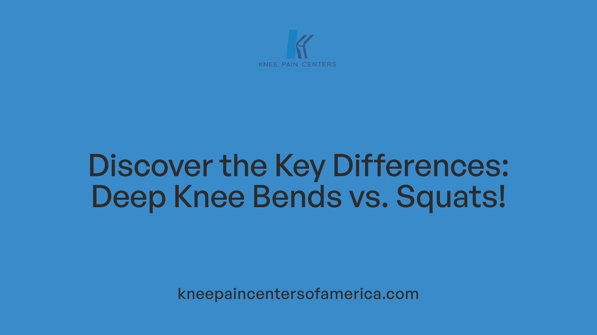 Discover the Key Differences: Deep Knee Bends vs. Squats!