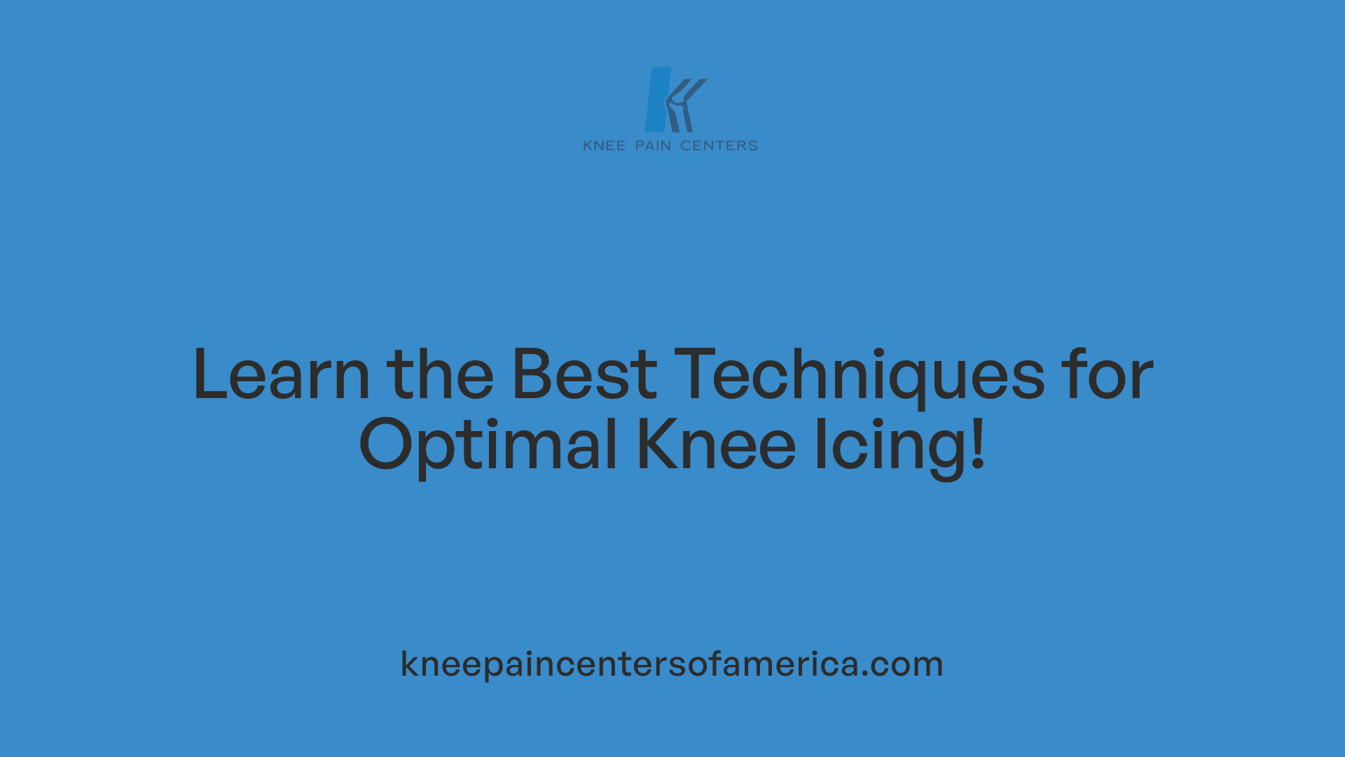 Learn the Best Techniques for Optimal Knee Icing!