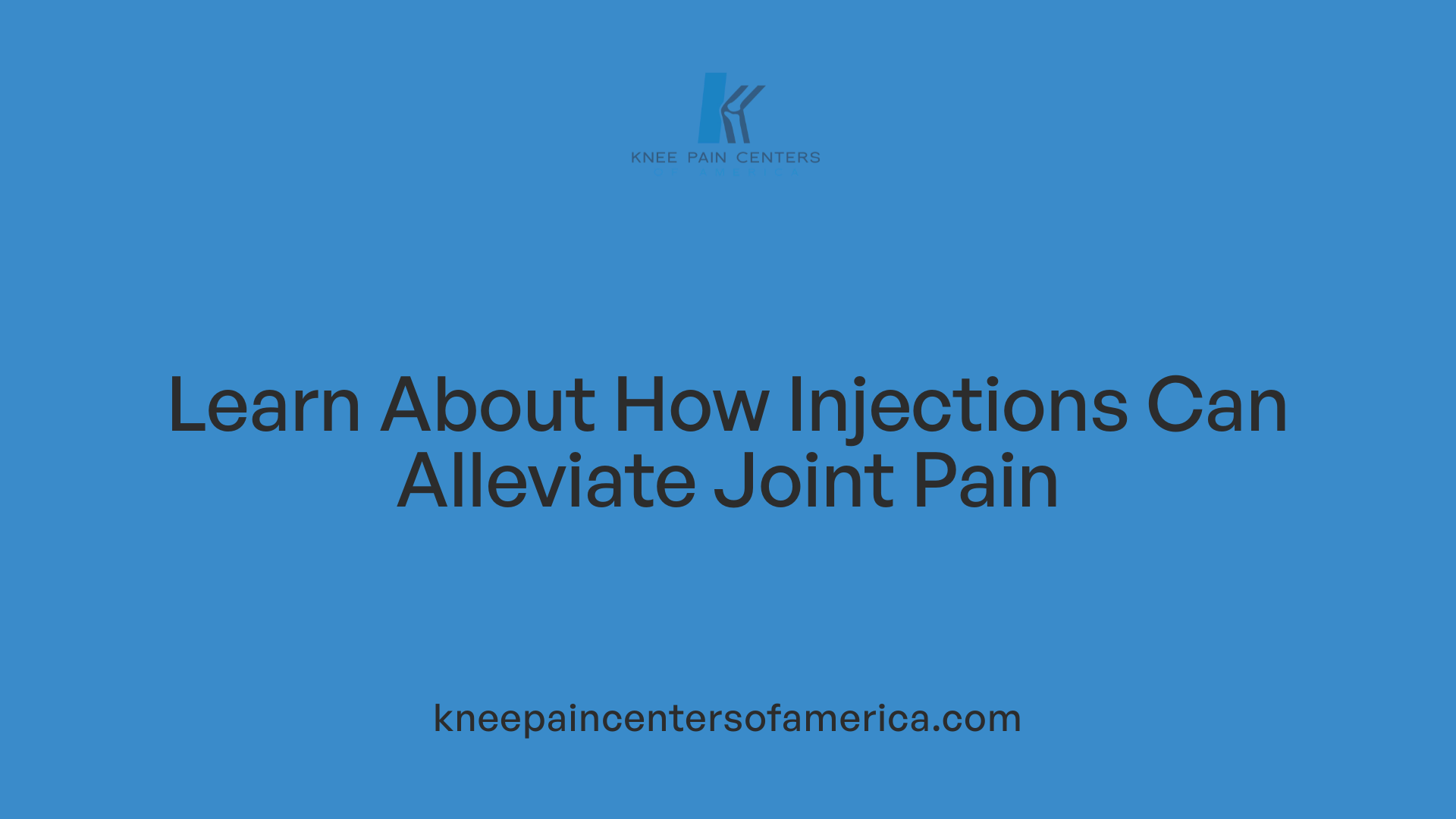 Learn About How Injections Can Alleviate Joint Pain