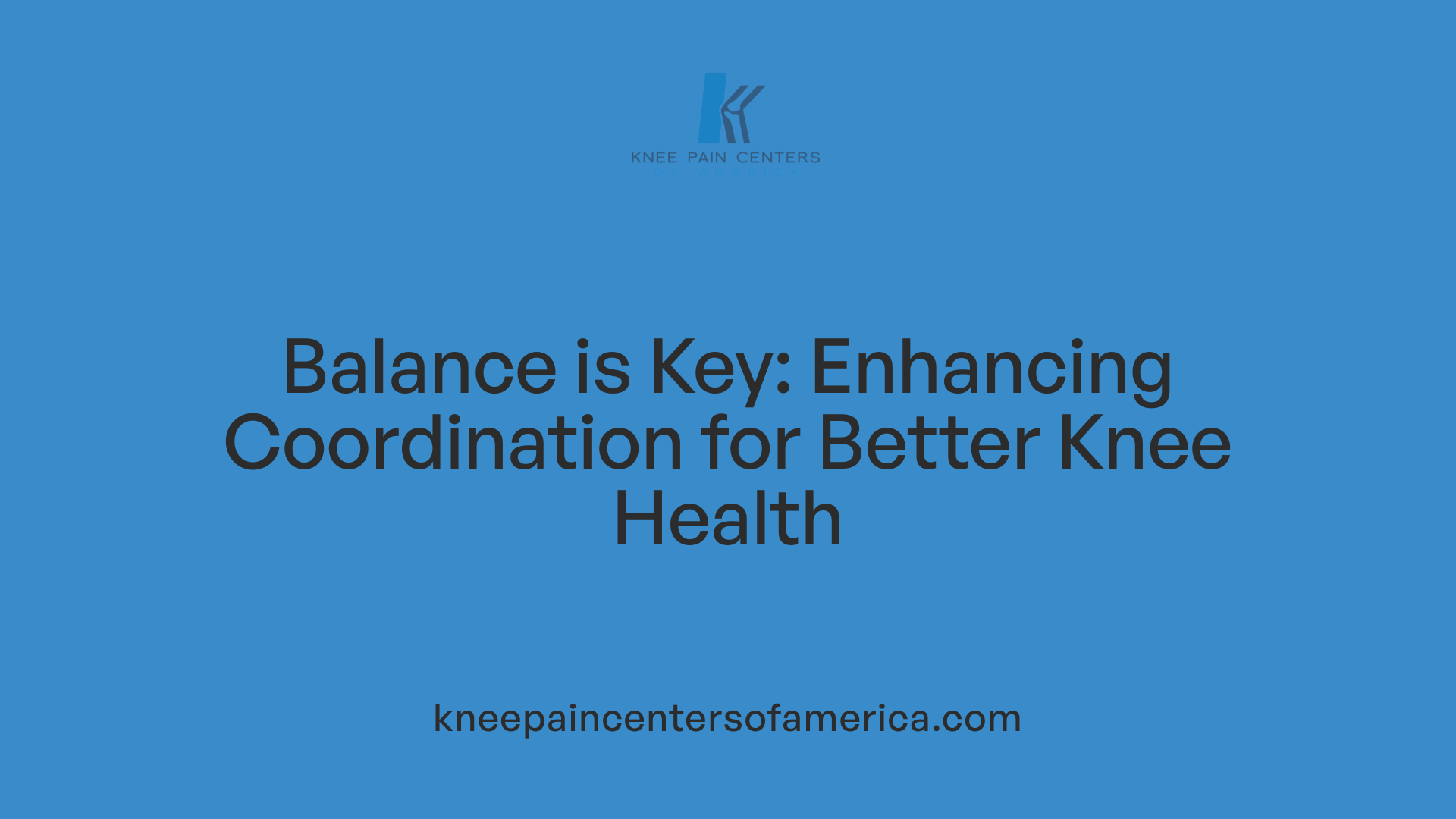 Balance is Key: Enhancing Coordination for Better Knee Health