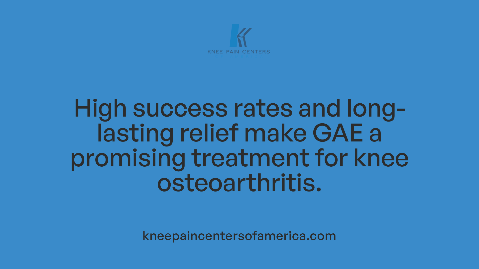 High success rates and long-lasting relief make GAE a promising treatment for knee osteoarthritis.