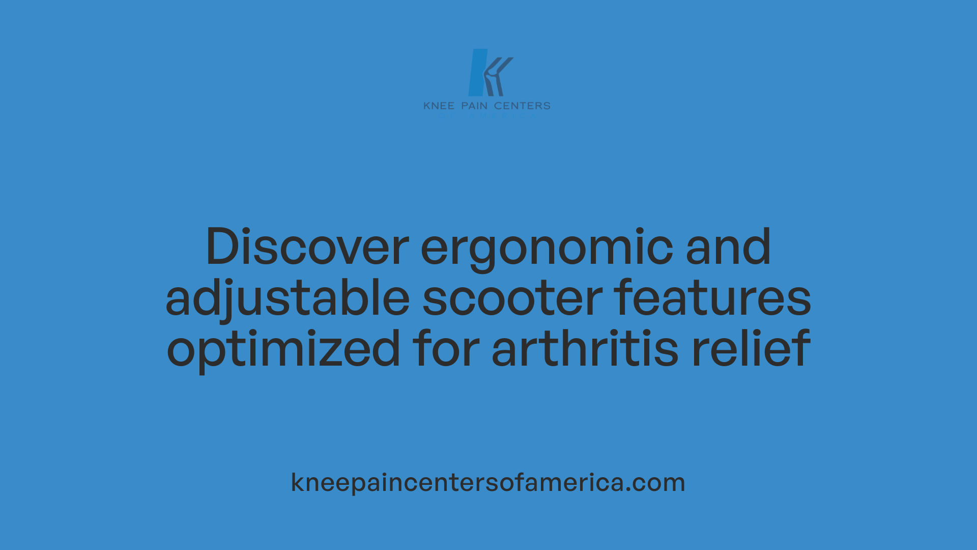 Discover ergonomic and adjustable scooter features optimized for arthritis relief