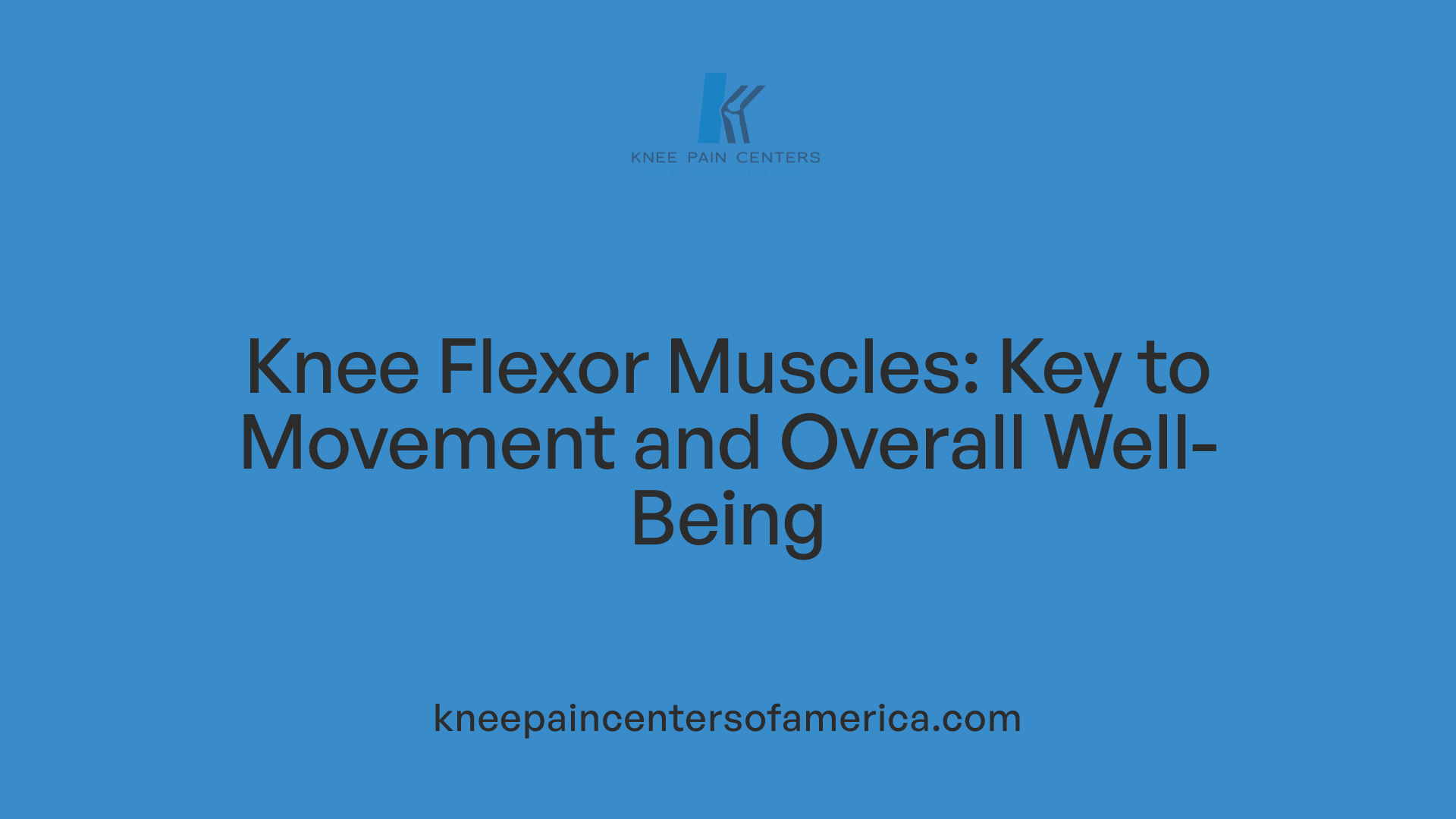 Knee Flexor Muscles: Key to Movement and Overall Well-Being