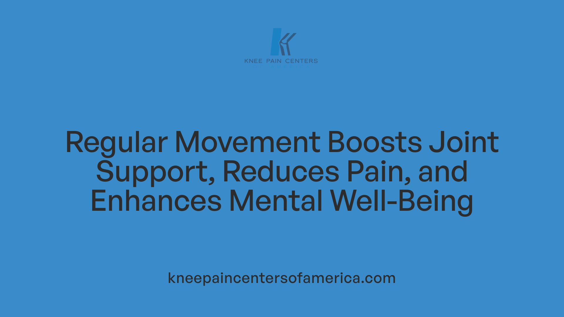 Regular Movement Boosts Joint Support, Reduces Pain, and Enhances Mental Well-Being