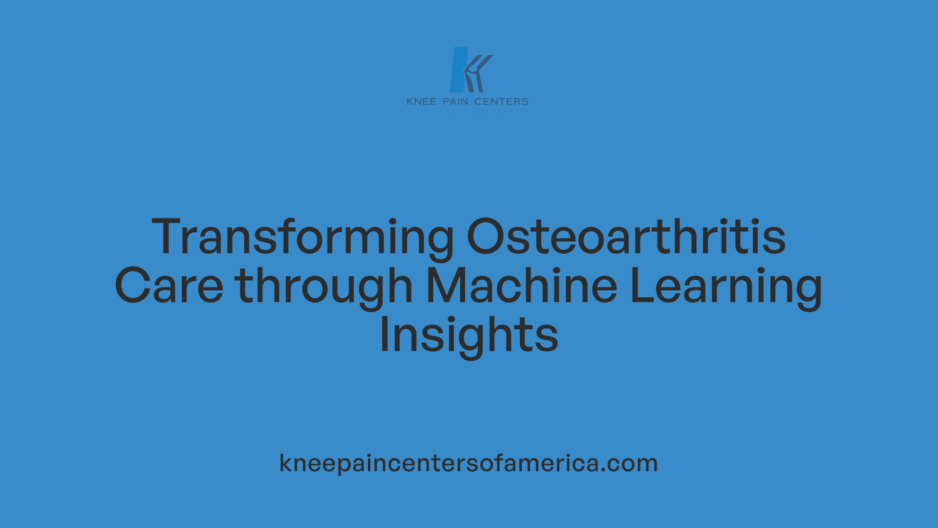 Transforming Osteoarthritis Care through Machine Learning Insights