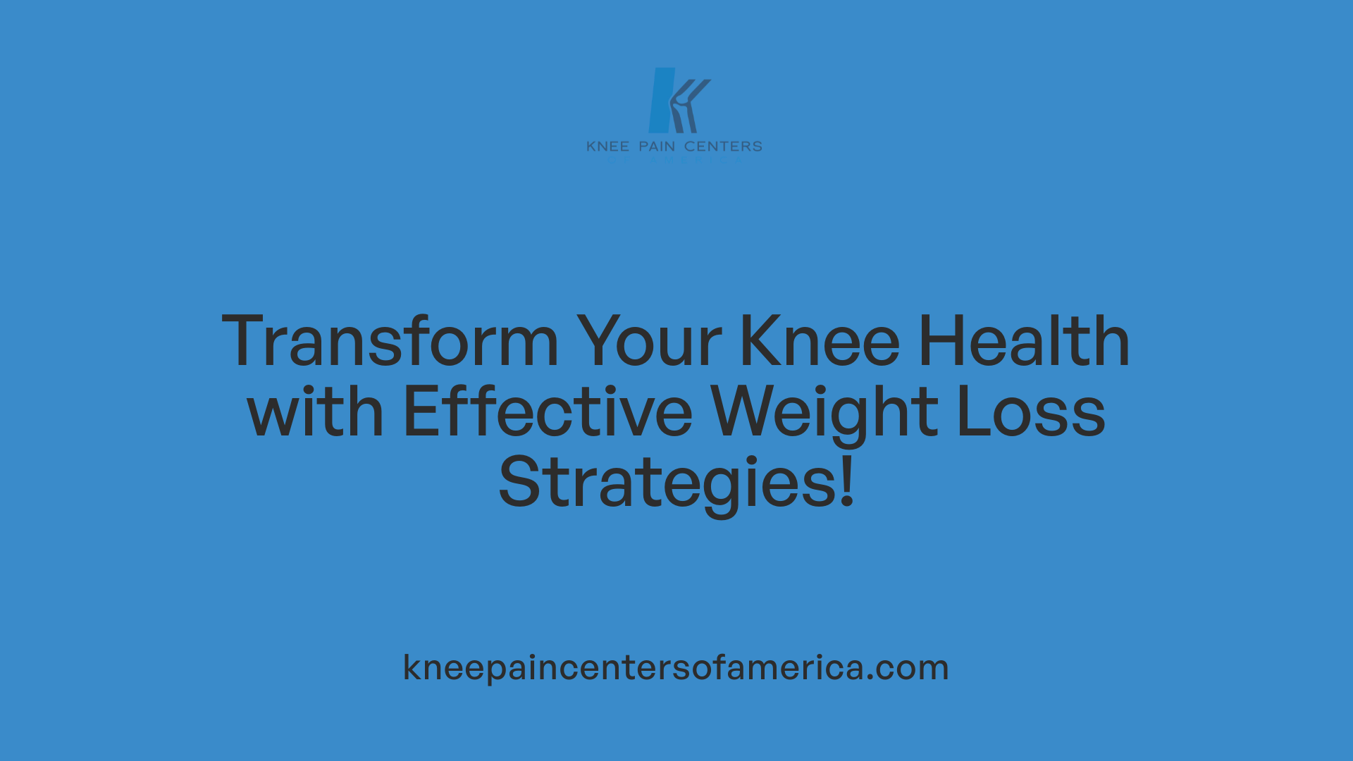 Transform Your Knee Health with Effective Weight Loss Strategies!