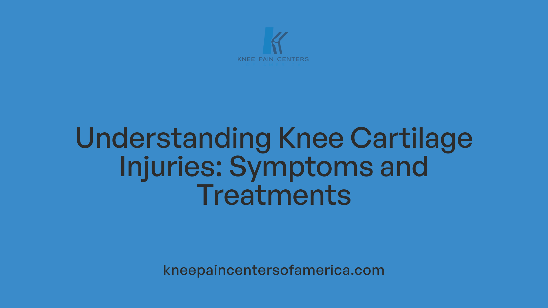 Understanding Knee Cartilage Injuries: Symptoms and Treatments