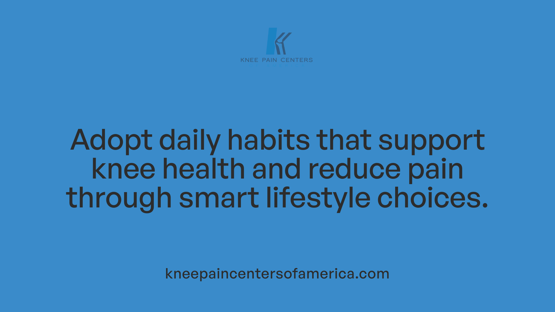 Adopt daily habits that support knee health and reduce pain through smart lifestyle choices.