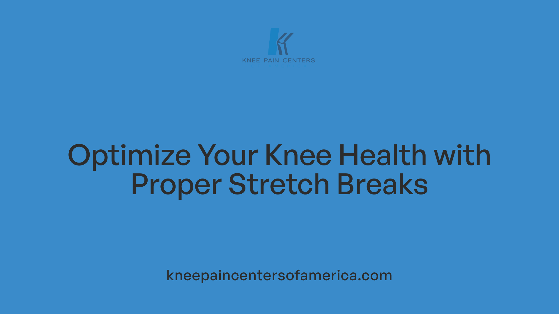 Optimize Your Knee Health with Proper Stretch Breaks