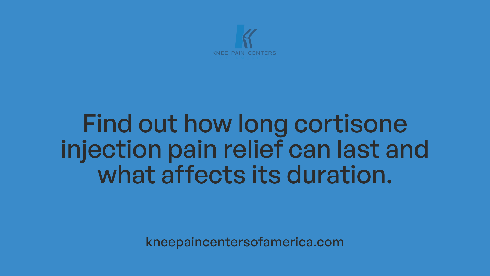 Find out how long cortisone injection pain relief can last and what affects its duration.