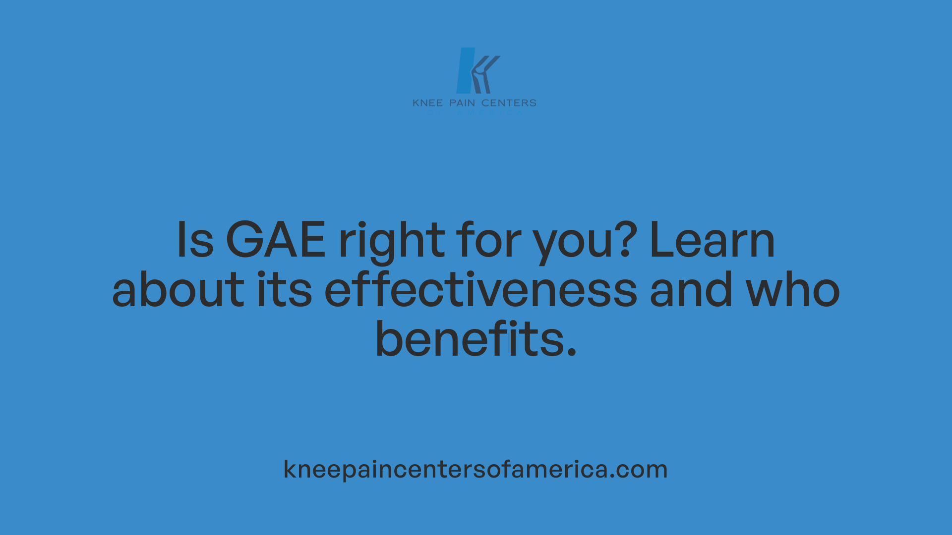 Is GAE right for you? Learn about its effectiveness and who benefits.