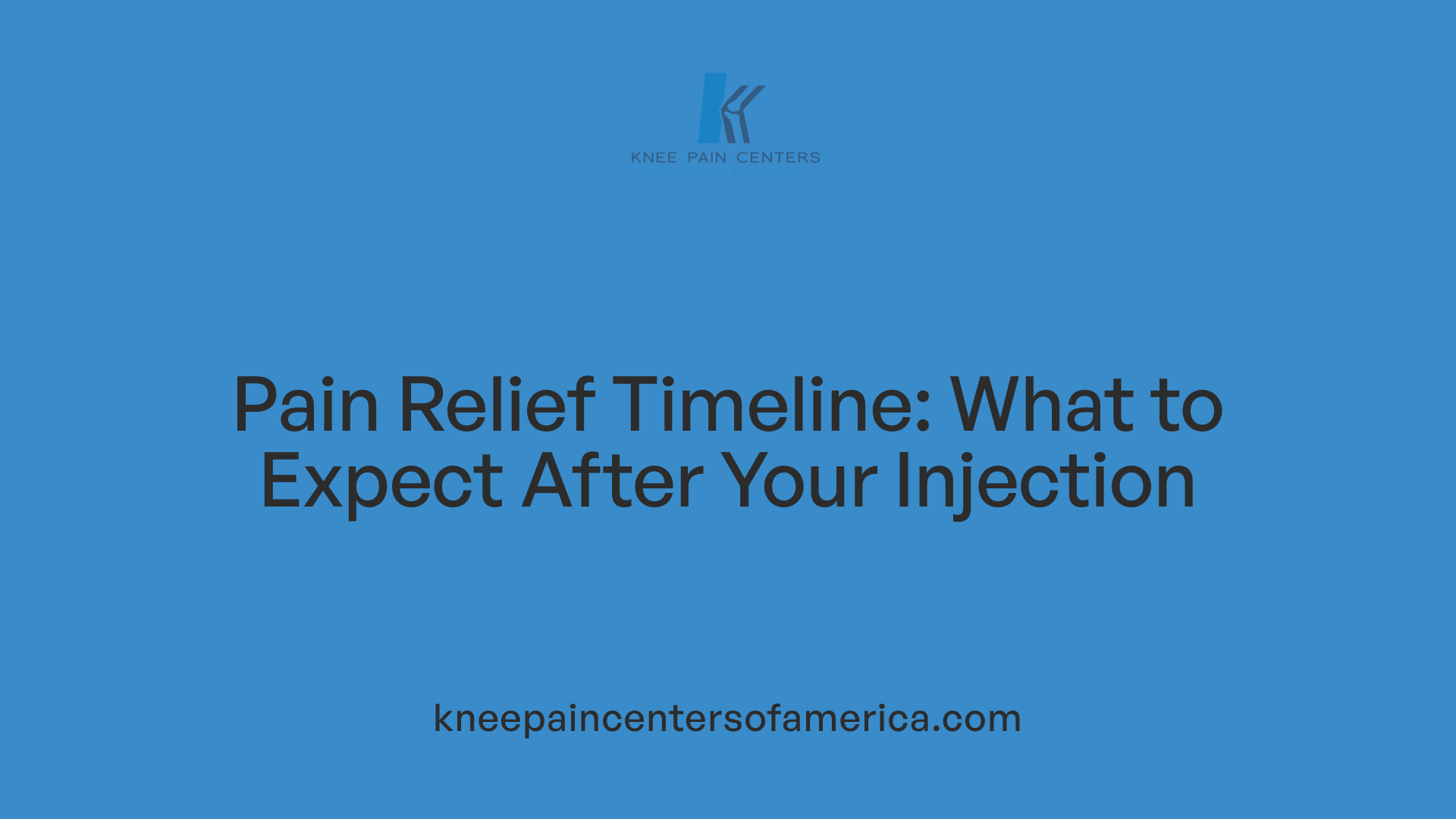 Pain Relief Timeline: What to Expect After Your Injection