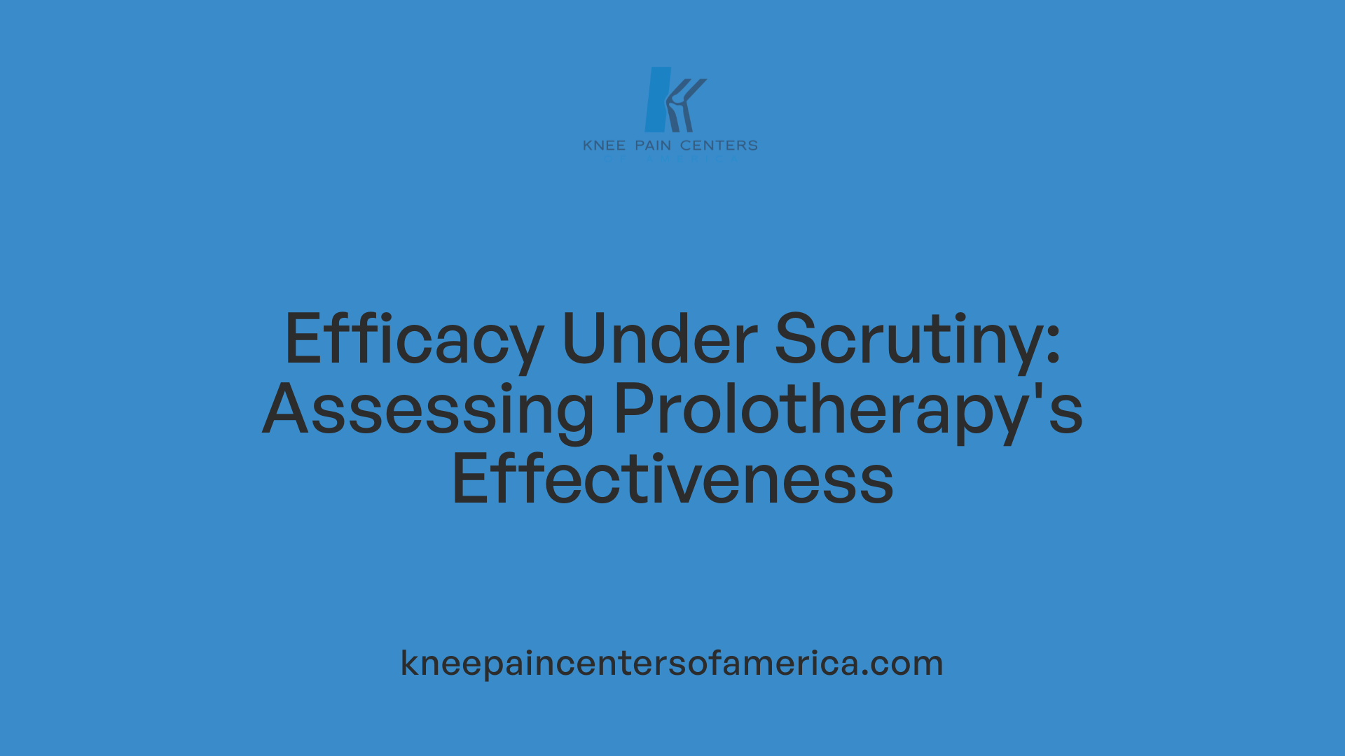 Efficacy Under Scrutiny: Assessing Prolotherapy's Effectiveness