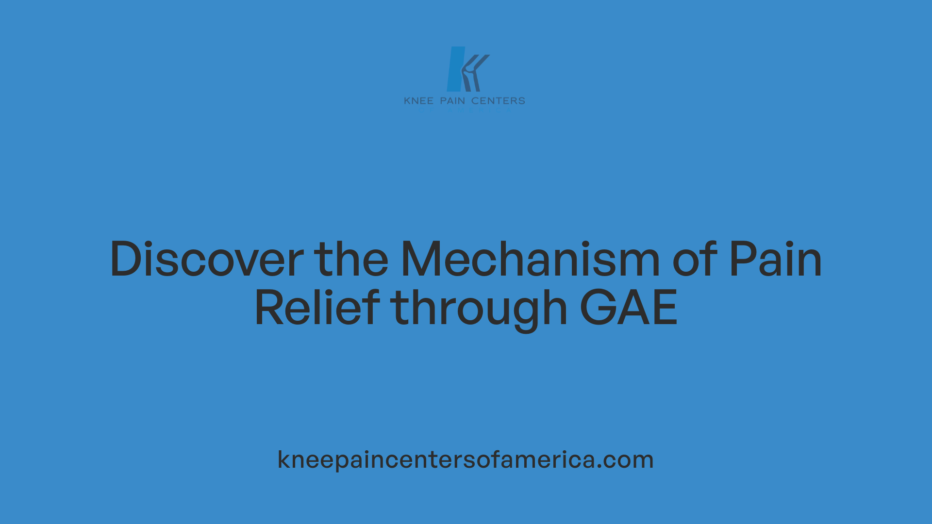 Discover the Mechanism of Pain Relief through GAE