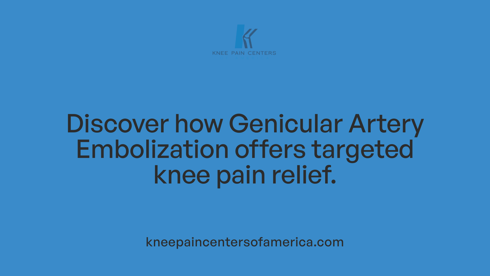 Discover how Genicular Artery Embolization offers targeted knee pain relief.