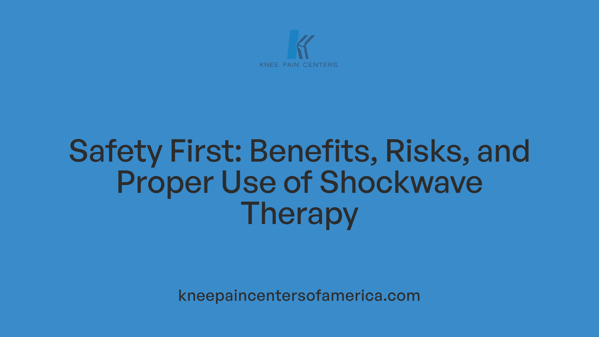 Safety First: Benefits, Risks, and Proper Use of Shockwave Therapy