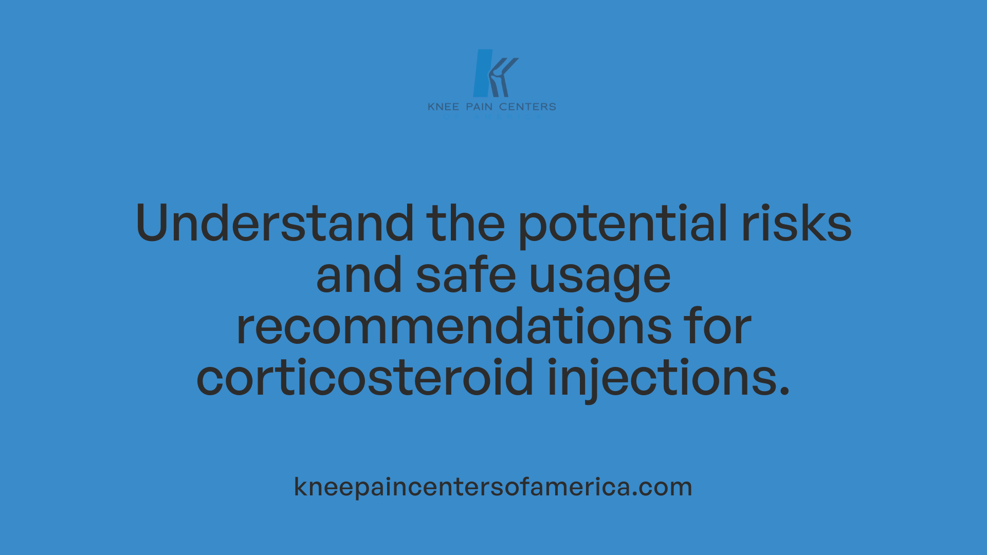 Understand the potential risks and safe usage recommendations for corticosteroid injections.