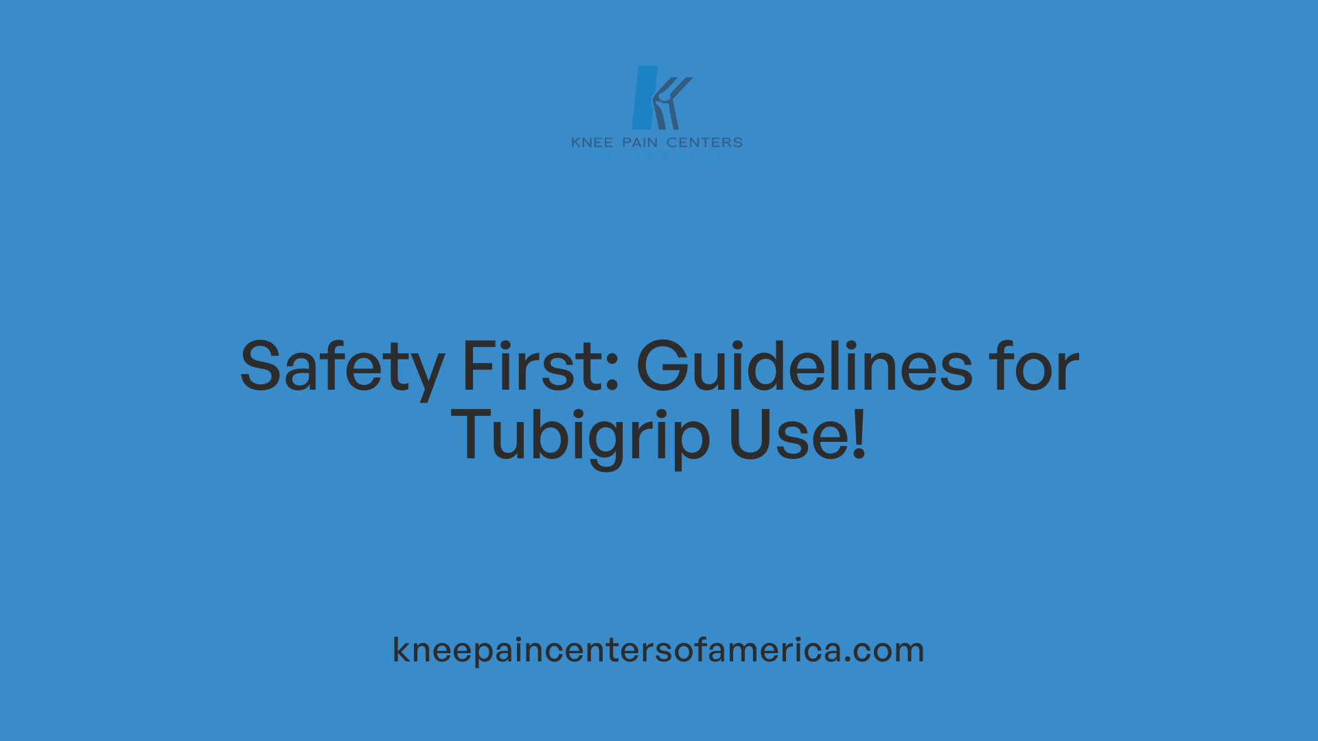 Safety First: Guidelines for Tubigrip Use!