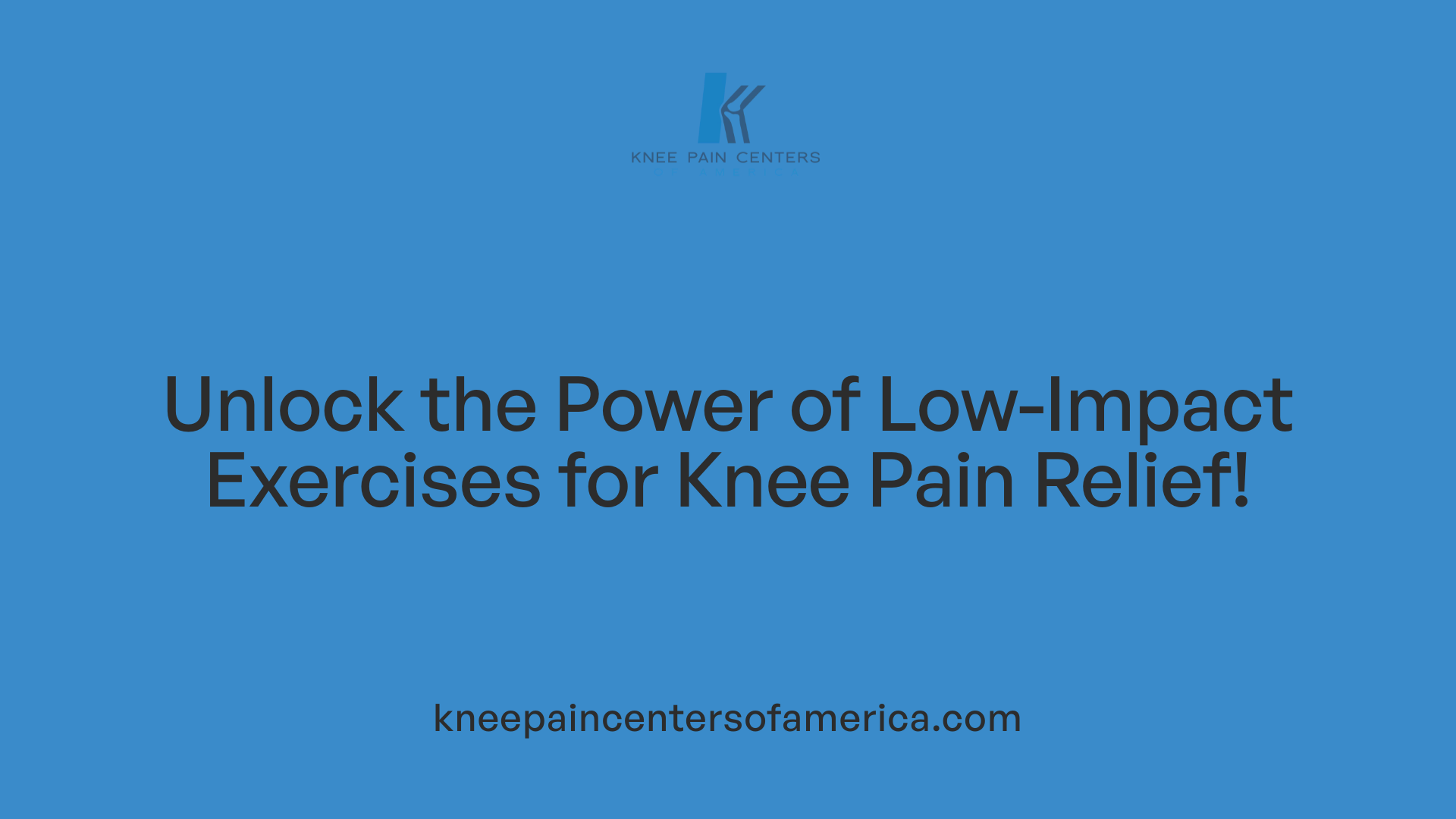 Unlock the Power of Low-Impact Exercises for Knee Pain Relief!