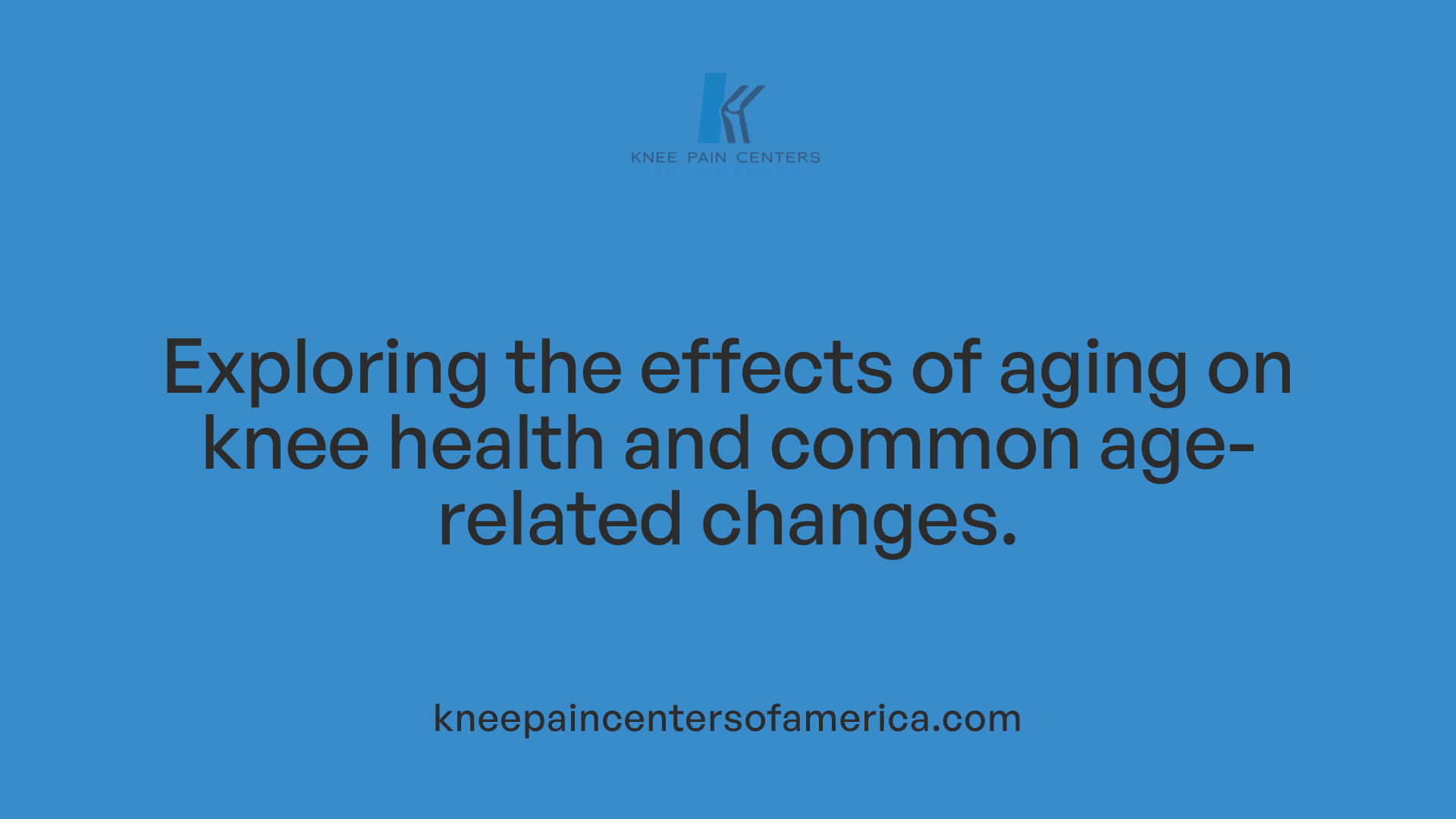 Exploring the effects of aging on knee health and common age-related changes.
