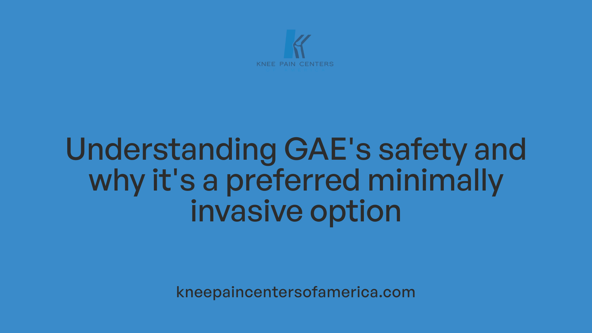Understanding GAE's safety and why it's a preferred minimally invasive option