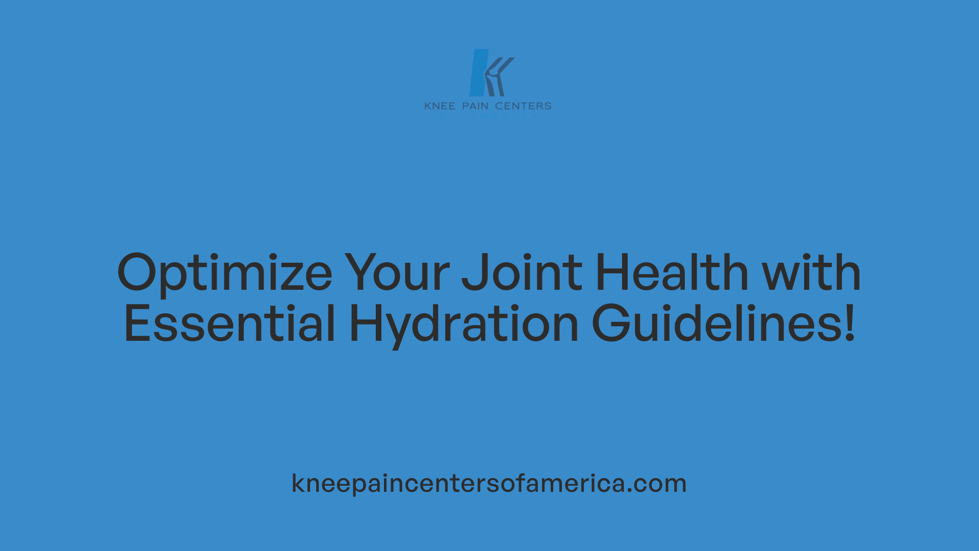 Optimize Your Joint Health with Essential Hydration Guidelines!