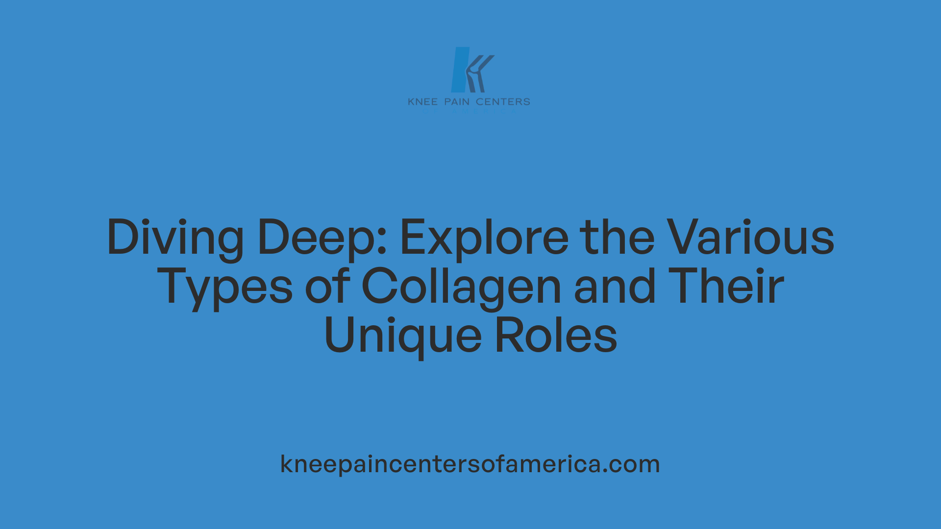 Diving Deep: Explore the Various Types of Collagen and Their Unique Roles