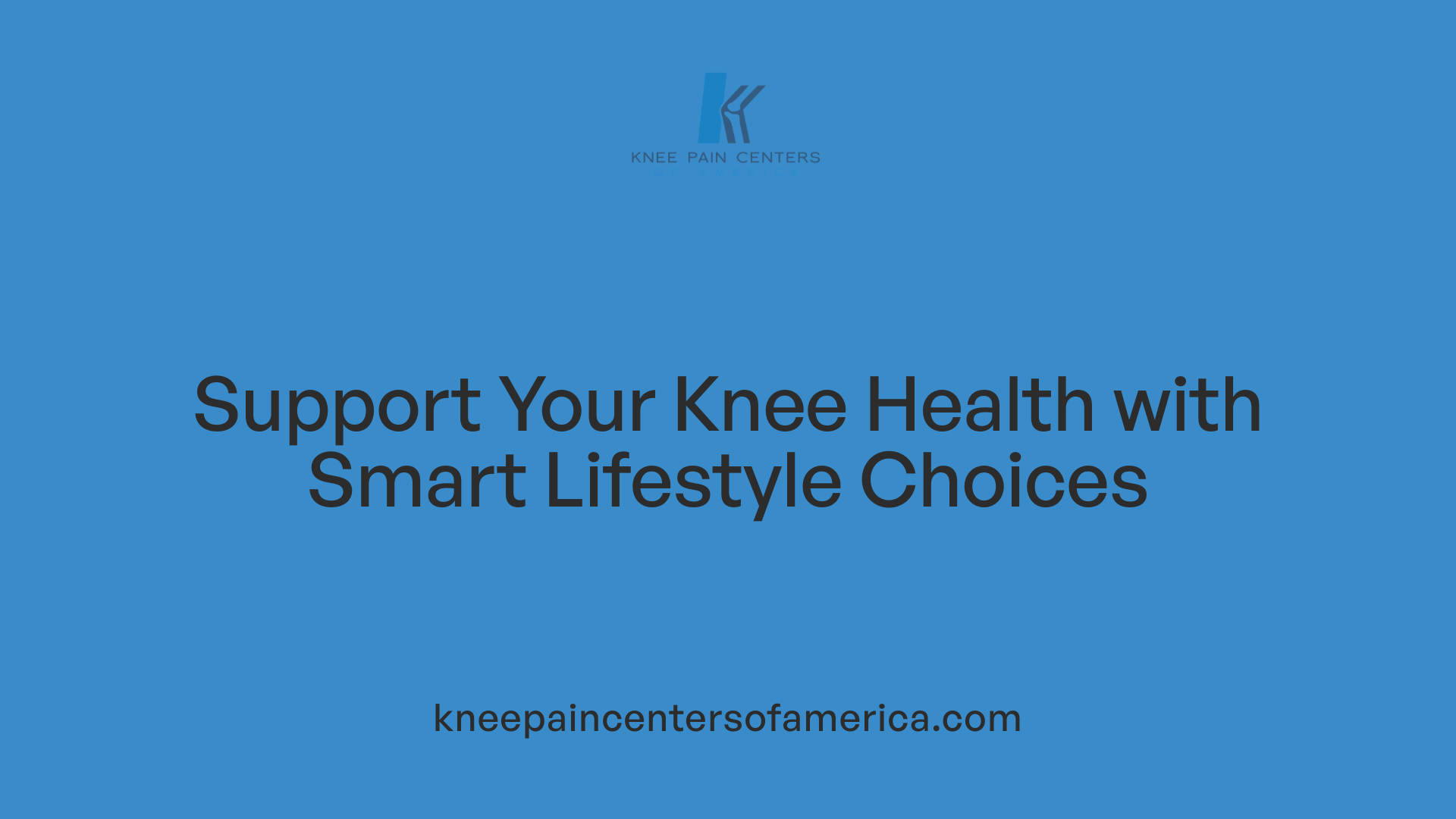 Support Your Knee Health with Smart Lifestyle Choices