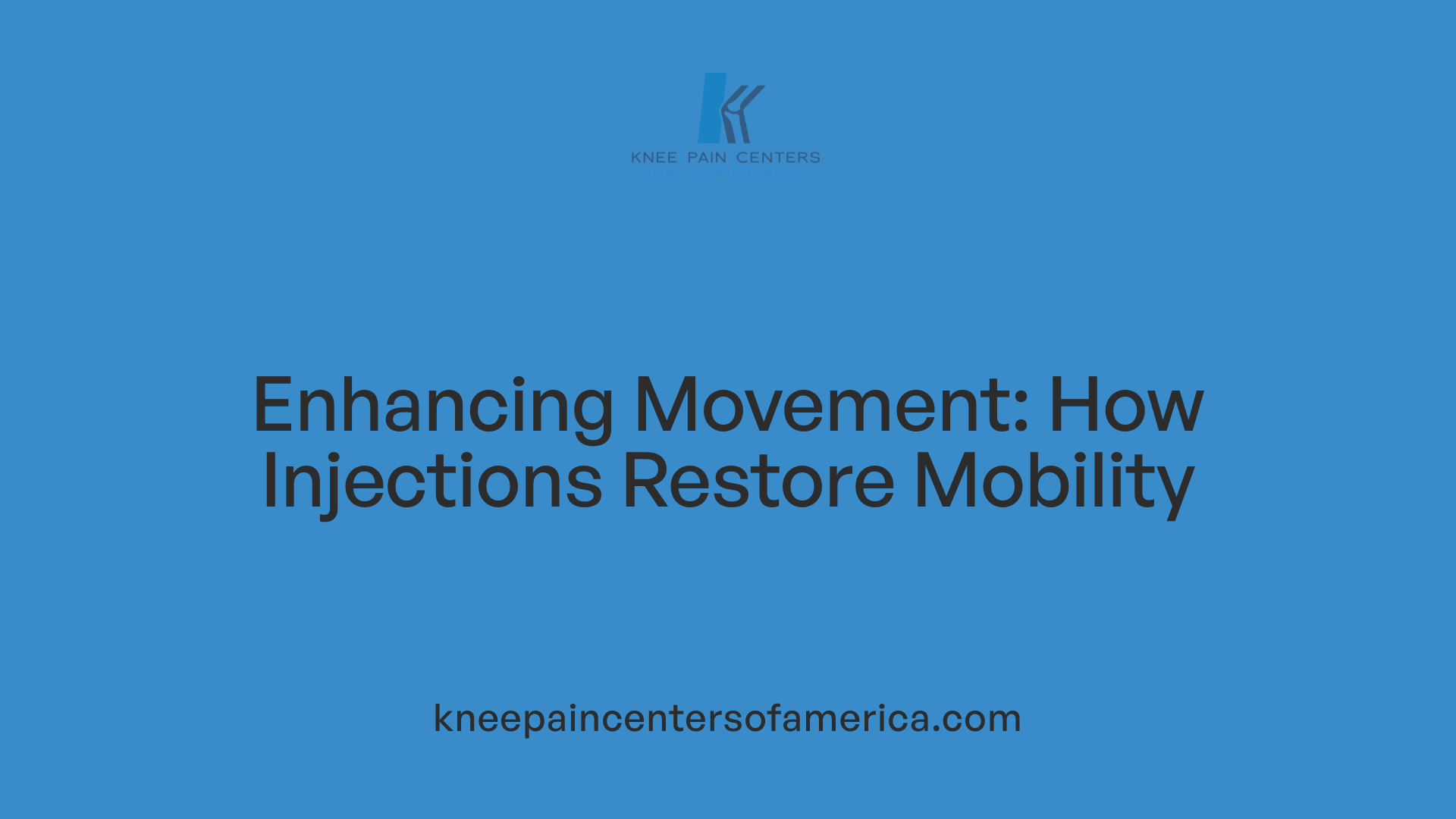 Enhancing Movement: How Injections Restore Mobility