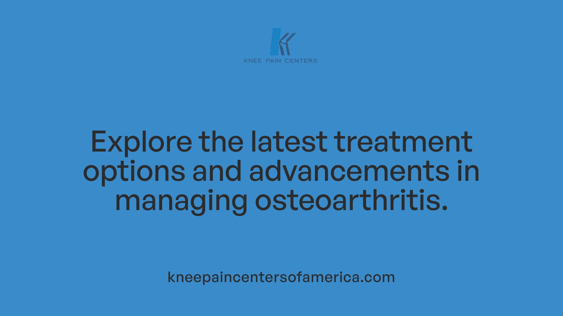 Explore the latest treatment options and advancements in managing osteoarthritis.