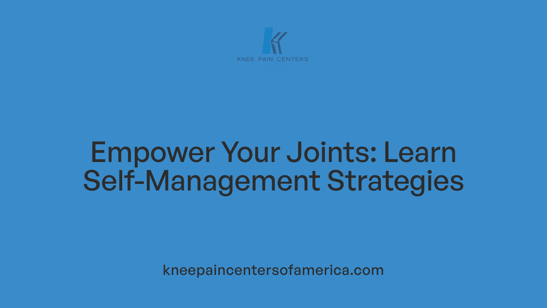 Empower Your Joints: Learn Self-Management Strategies