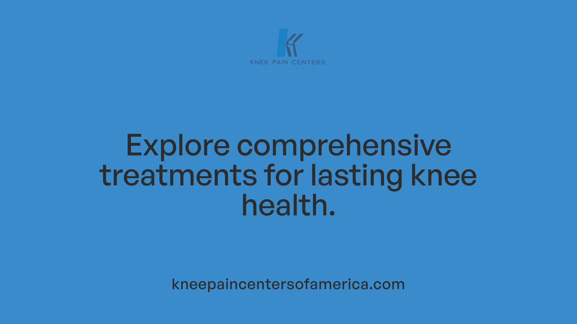 Explore comprehensive treatments for lasting knee health.