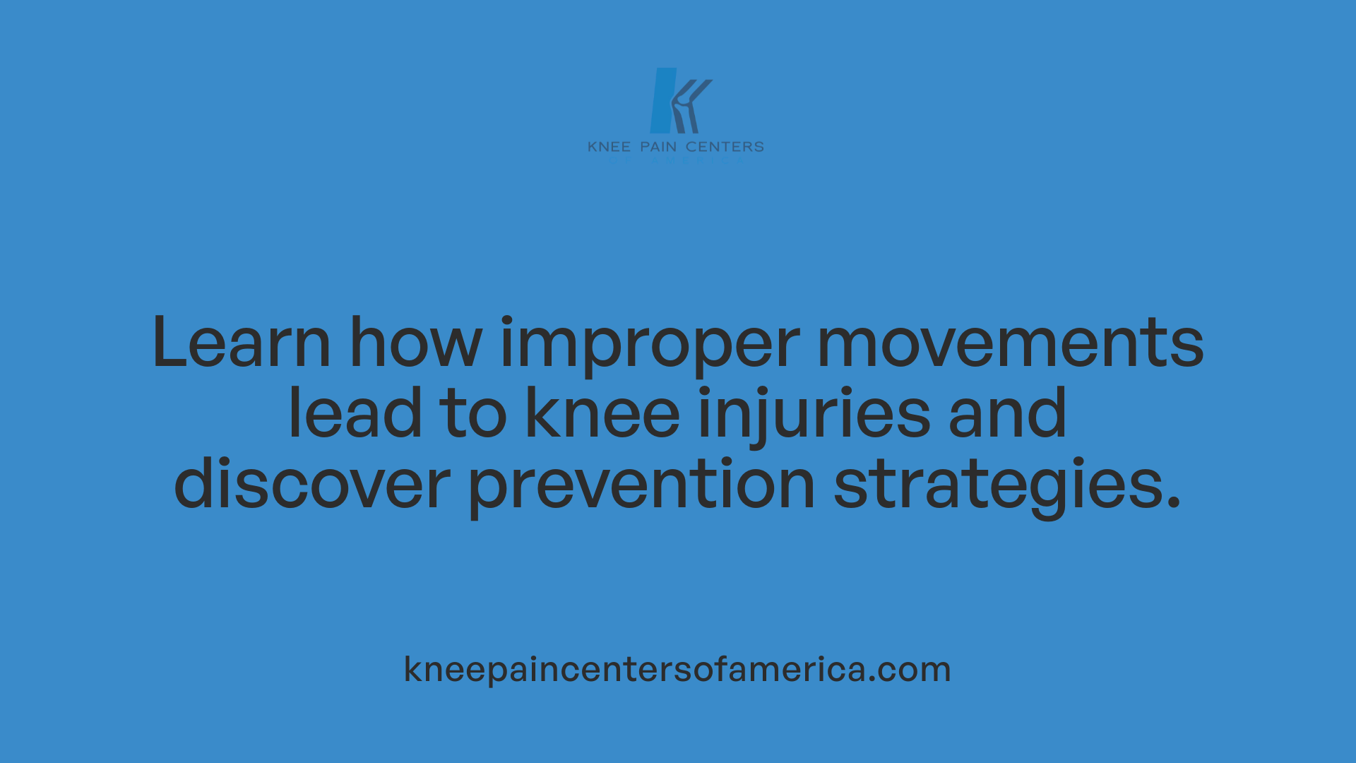 Learn how improper movements lead to knee injuries and discover prevention strategies.