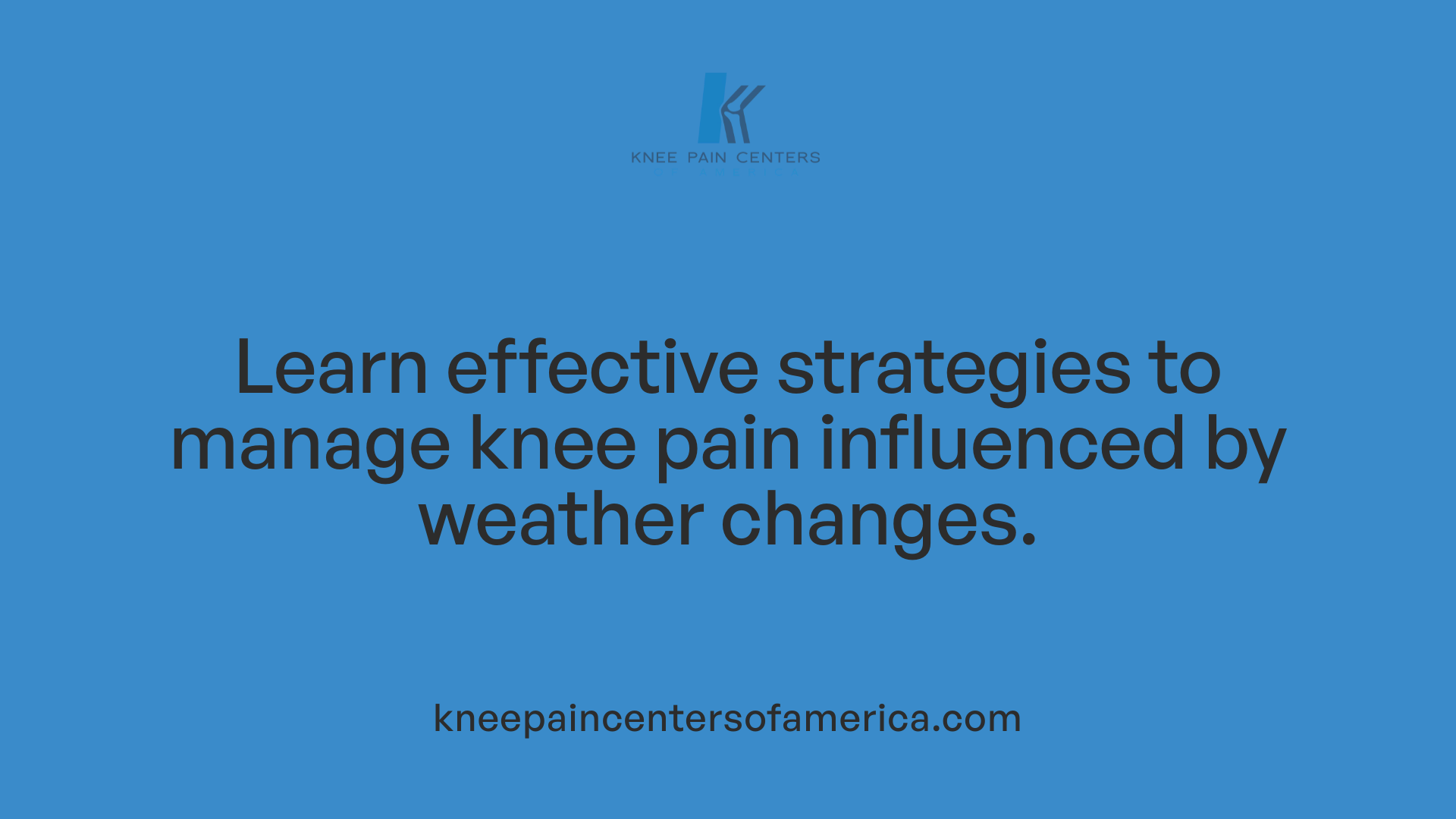 Learn effective strategies to manage knee pain influenced by weather changes.
