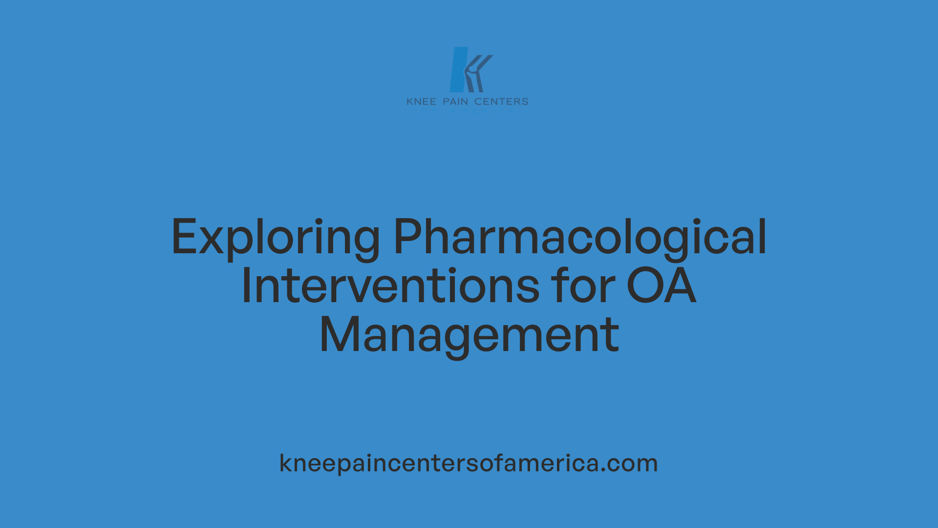 Exploring Pharmacological Interventions for OA Management