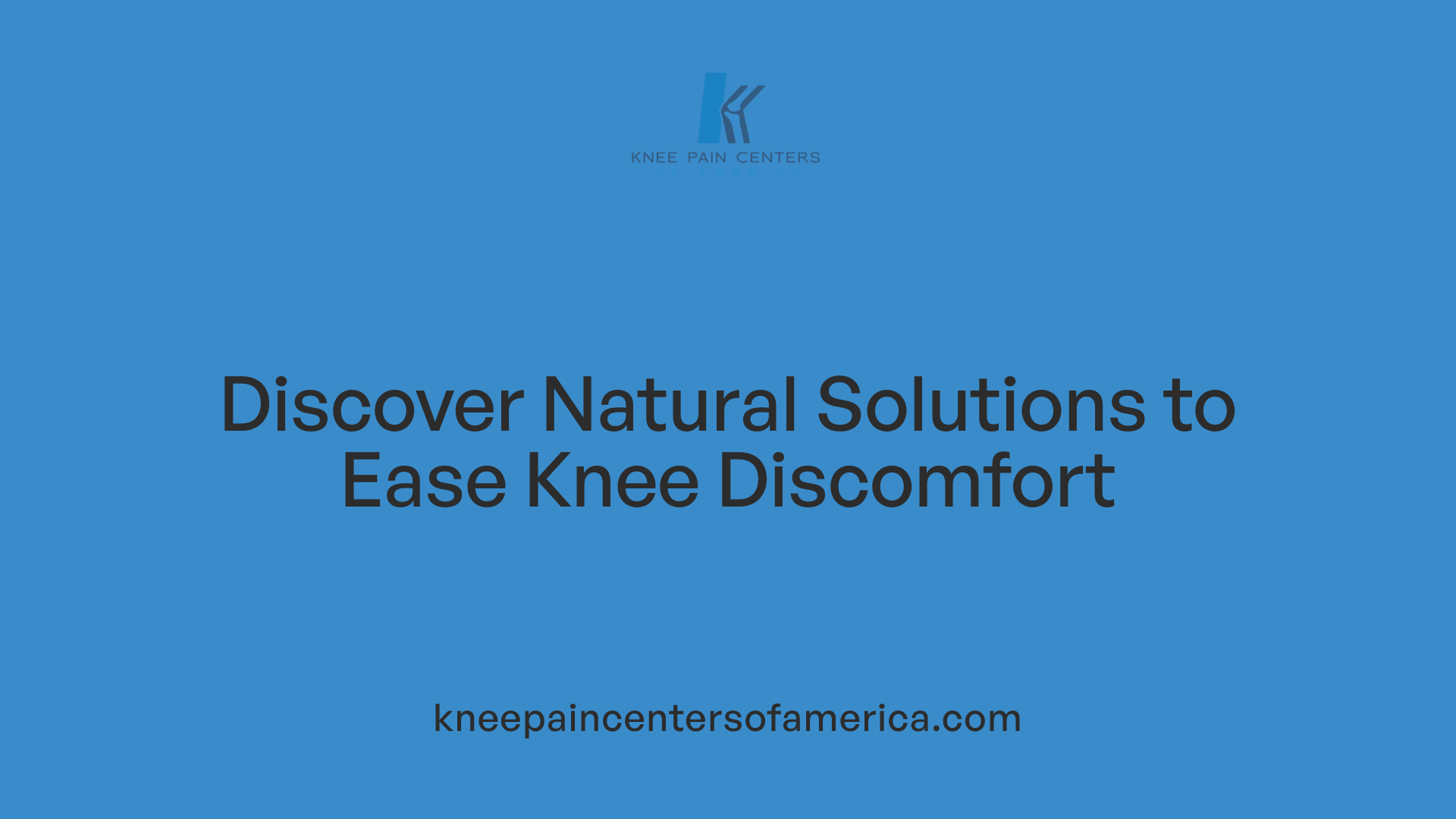 Discover Natural Solutions to Ease Knee Discomfort