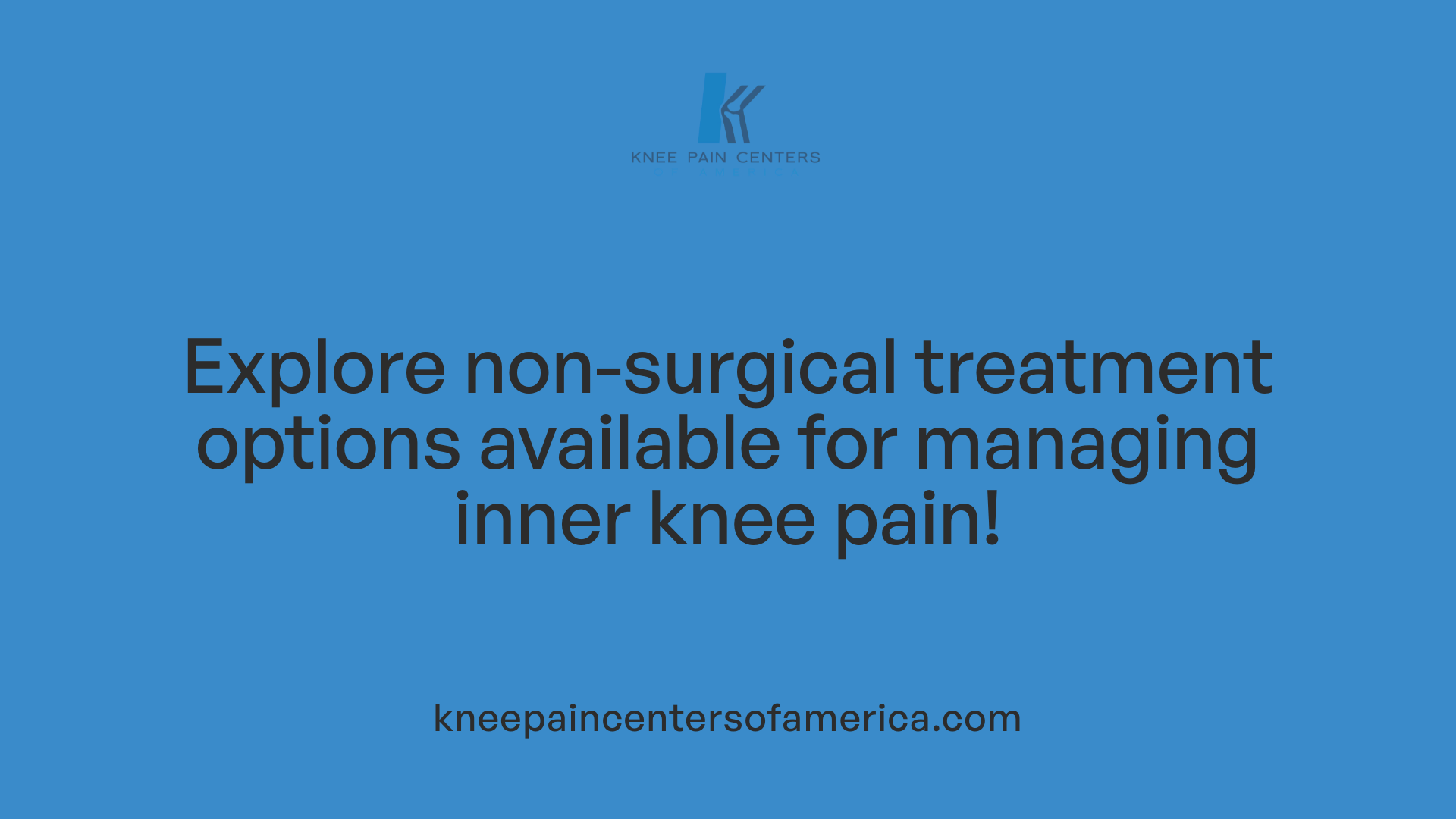Explore non-surgical treatment options available for managing inner knee pain!