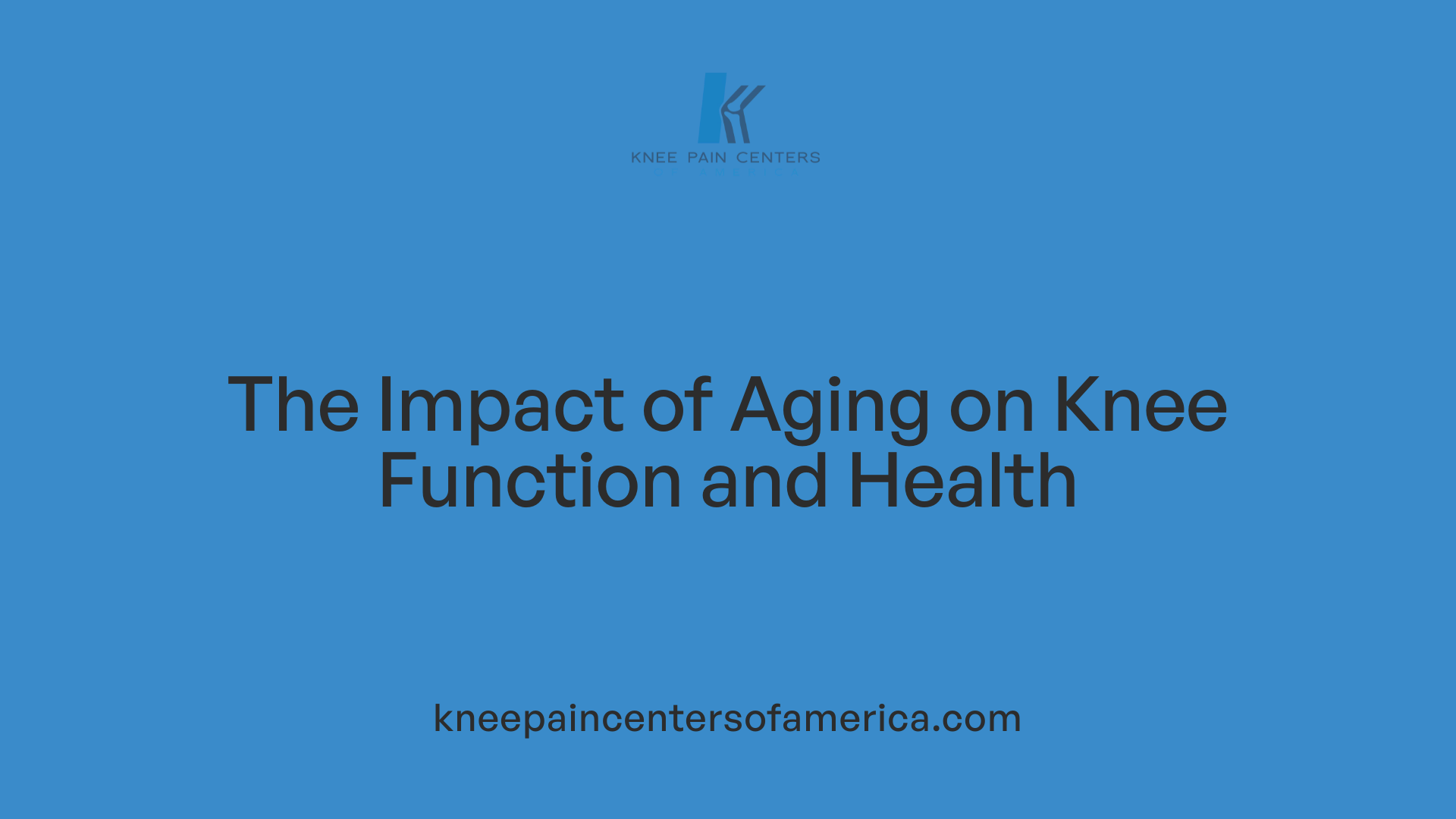 The Impact of Aging on Knee Function and Health