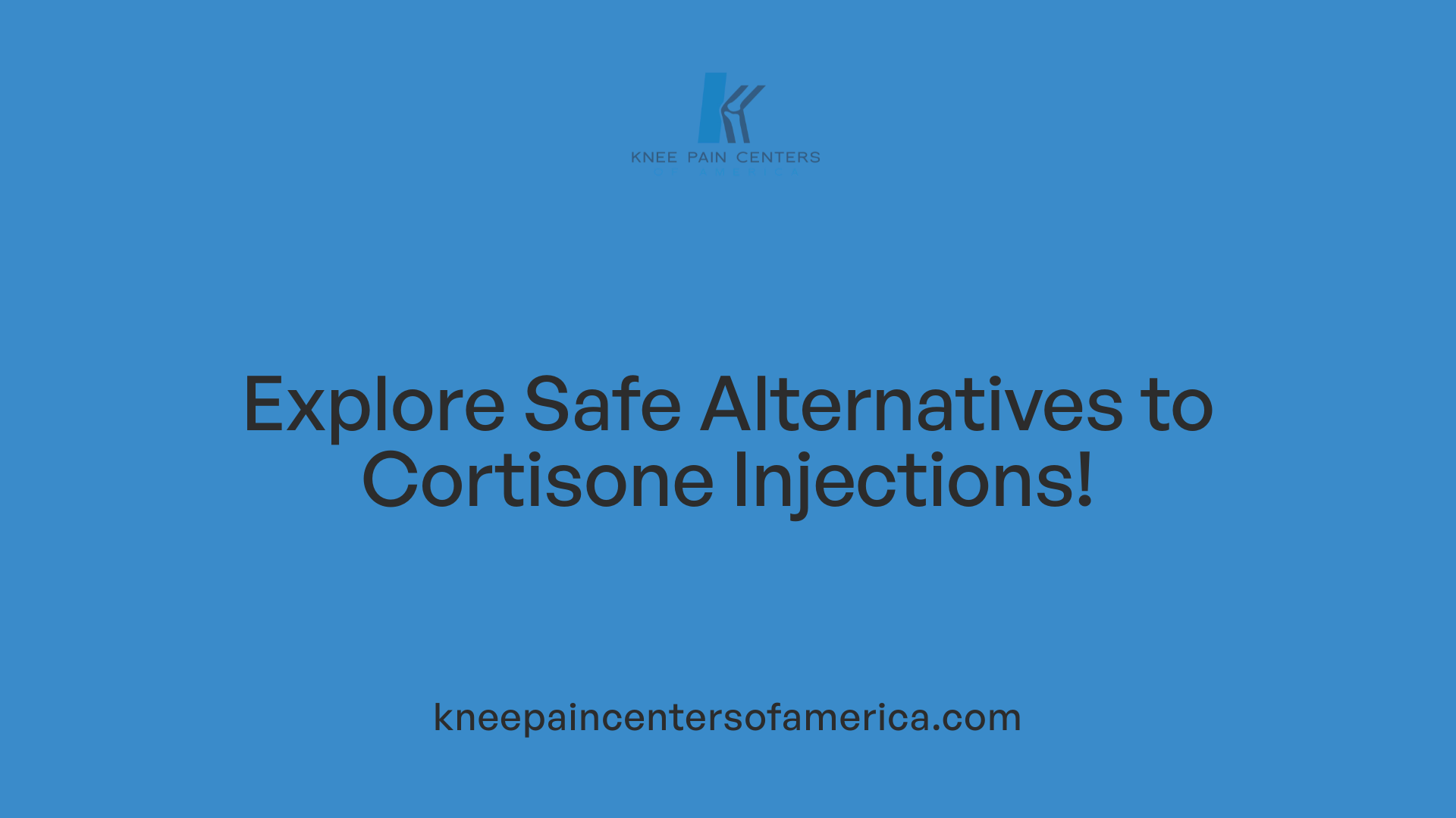 Explore Safe Alternatives to Cortisone Injections!