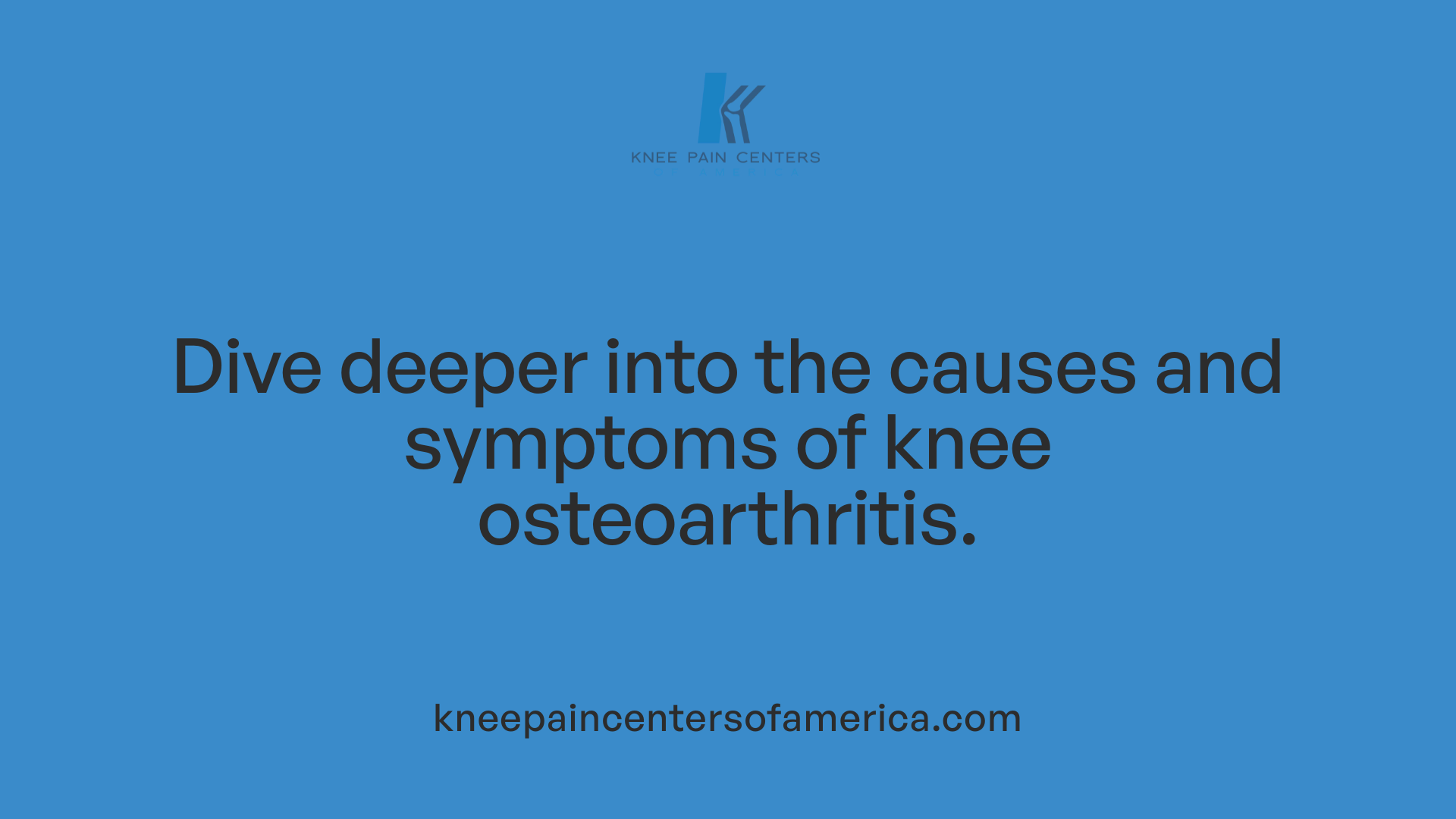 Dive deeper into the causes and symptoms of knee osteoarthritis.