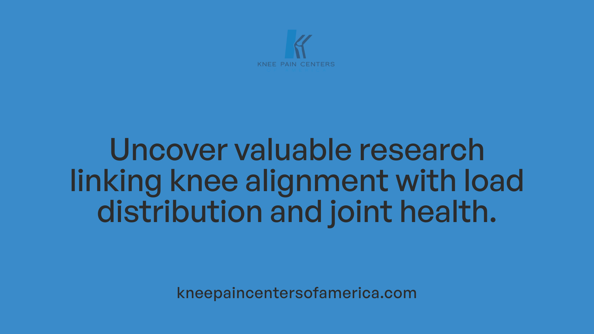 Uncover valuable research linking knee alignment with load distribution and joint health.