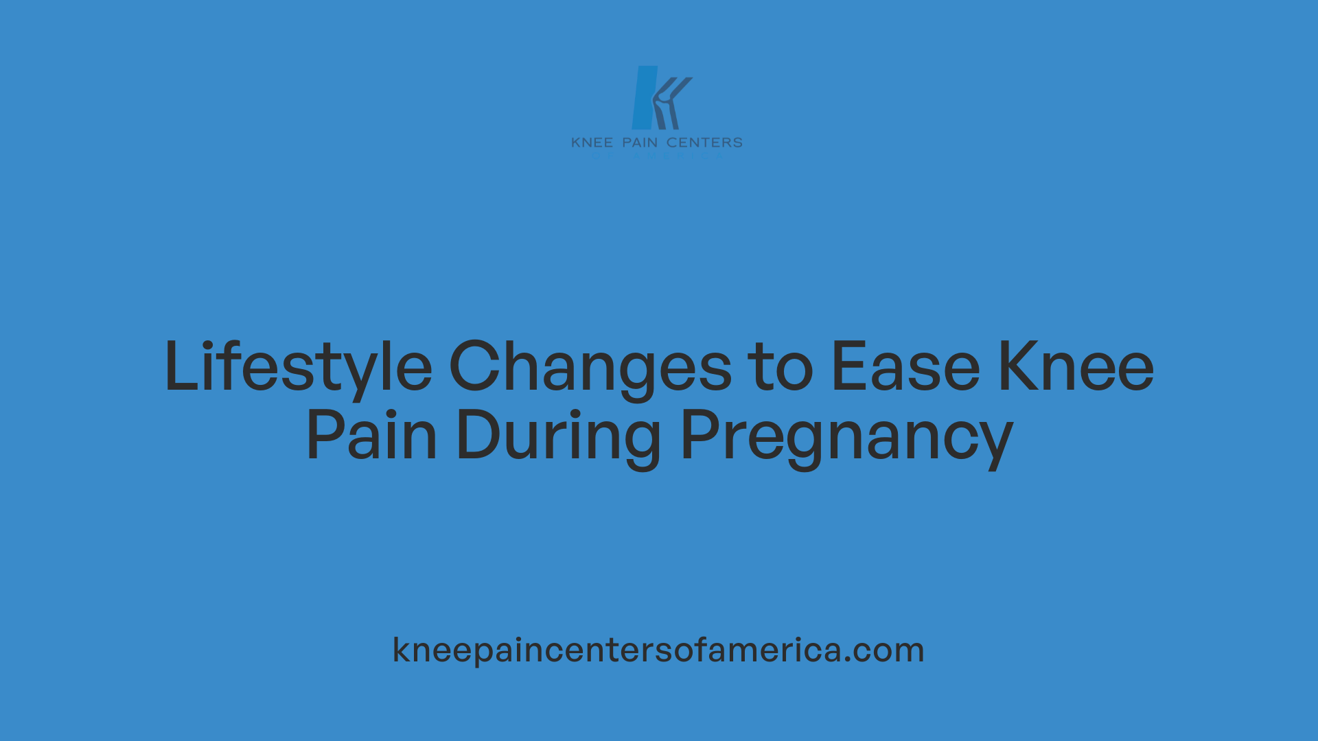 Lifestyle Changes to Ease Knee Pain During Pregnancy