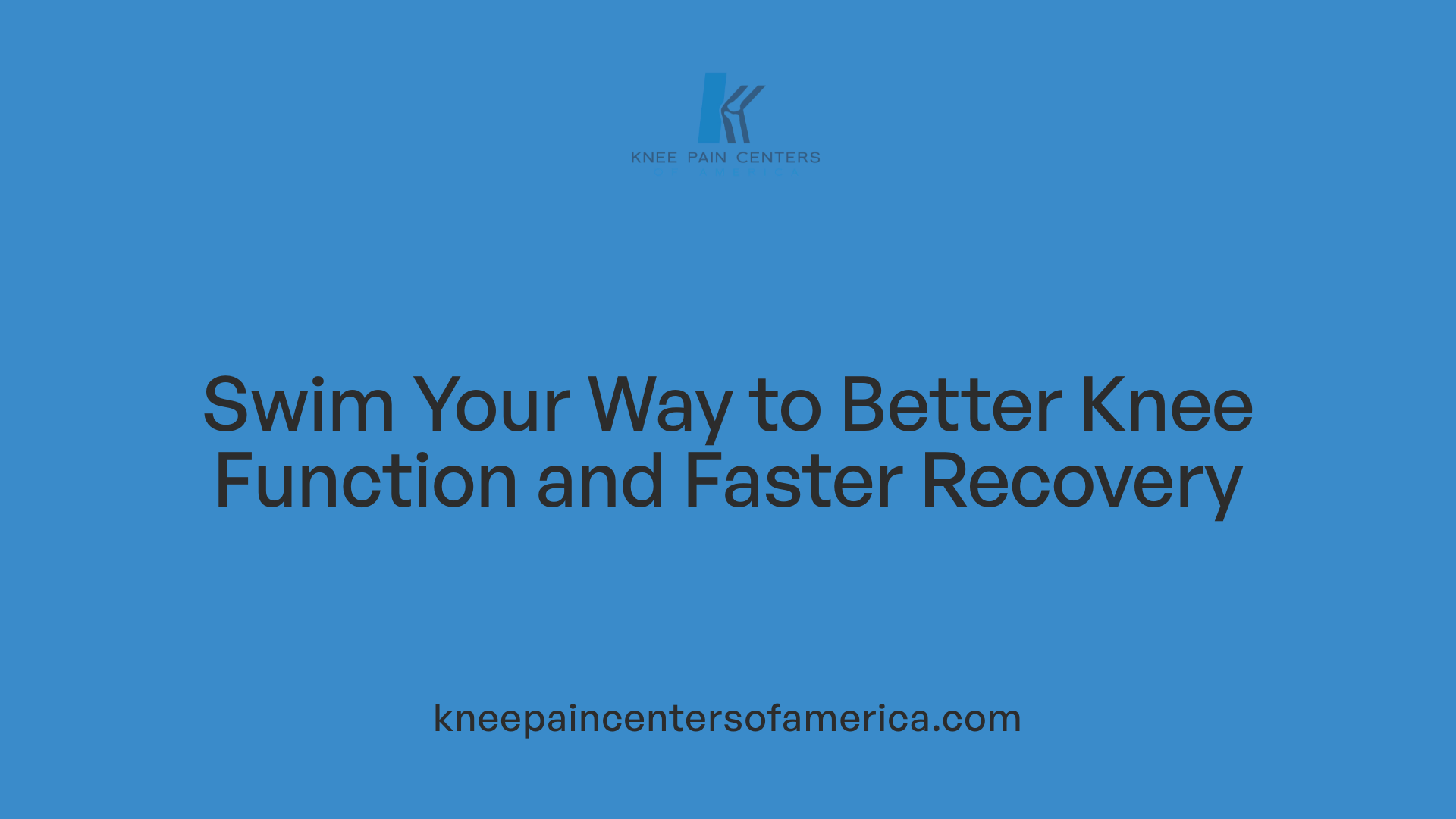 Swim Your Way to Better Knee Function and Faster Recovery
