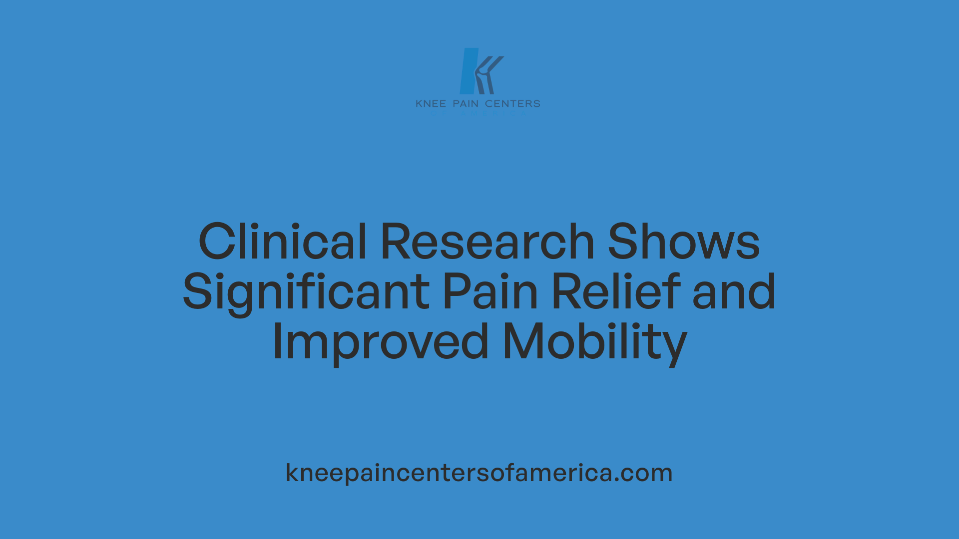 Clinical Research Shows Significant Pain Relief and Improved Mobility