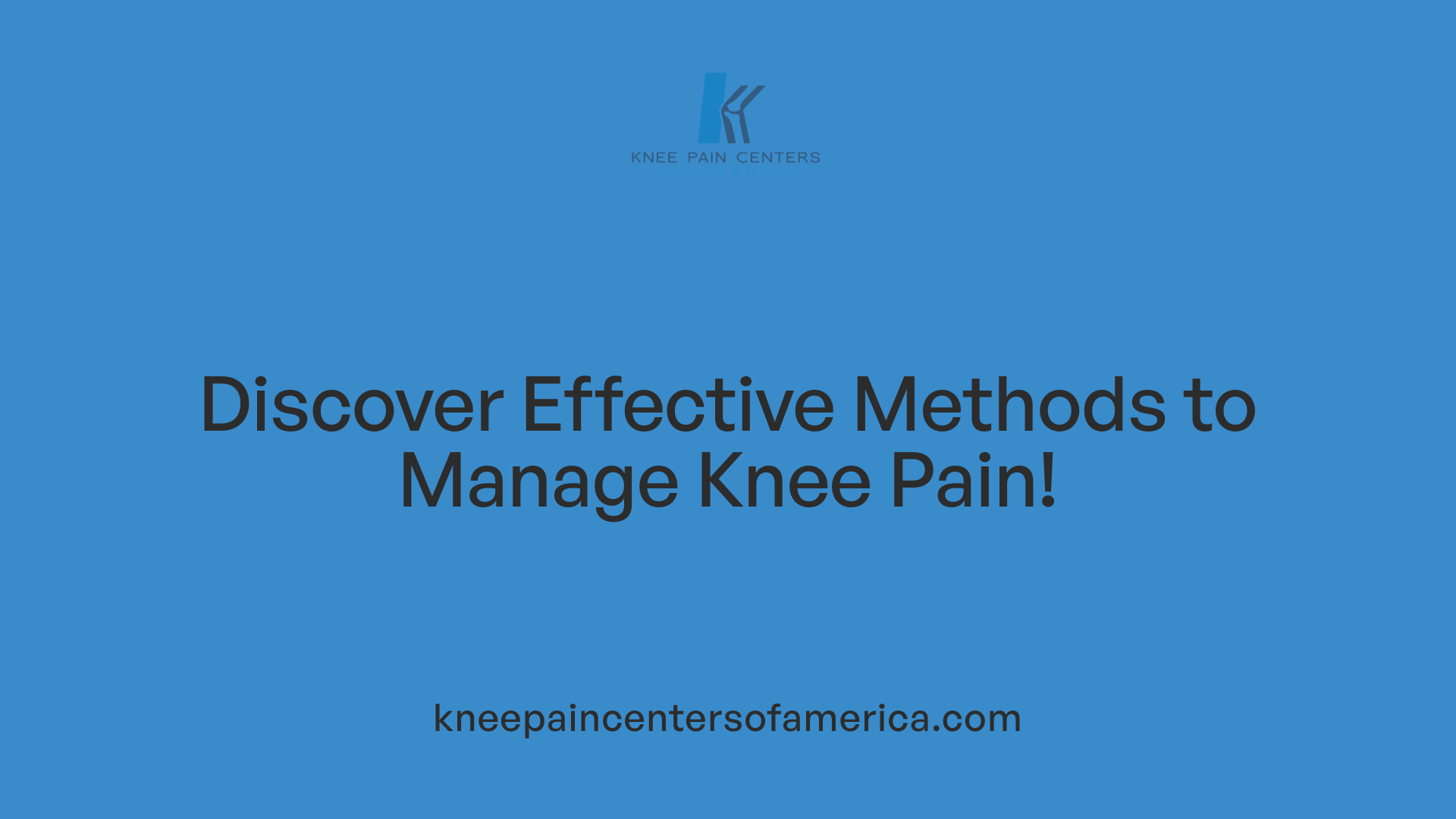 Discover Effective Methods to Manage Knee Pain!