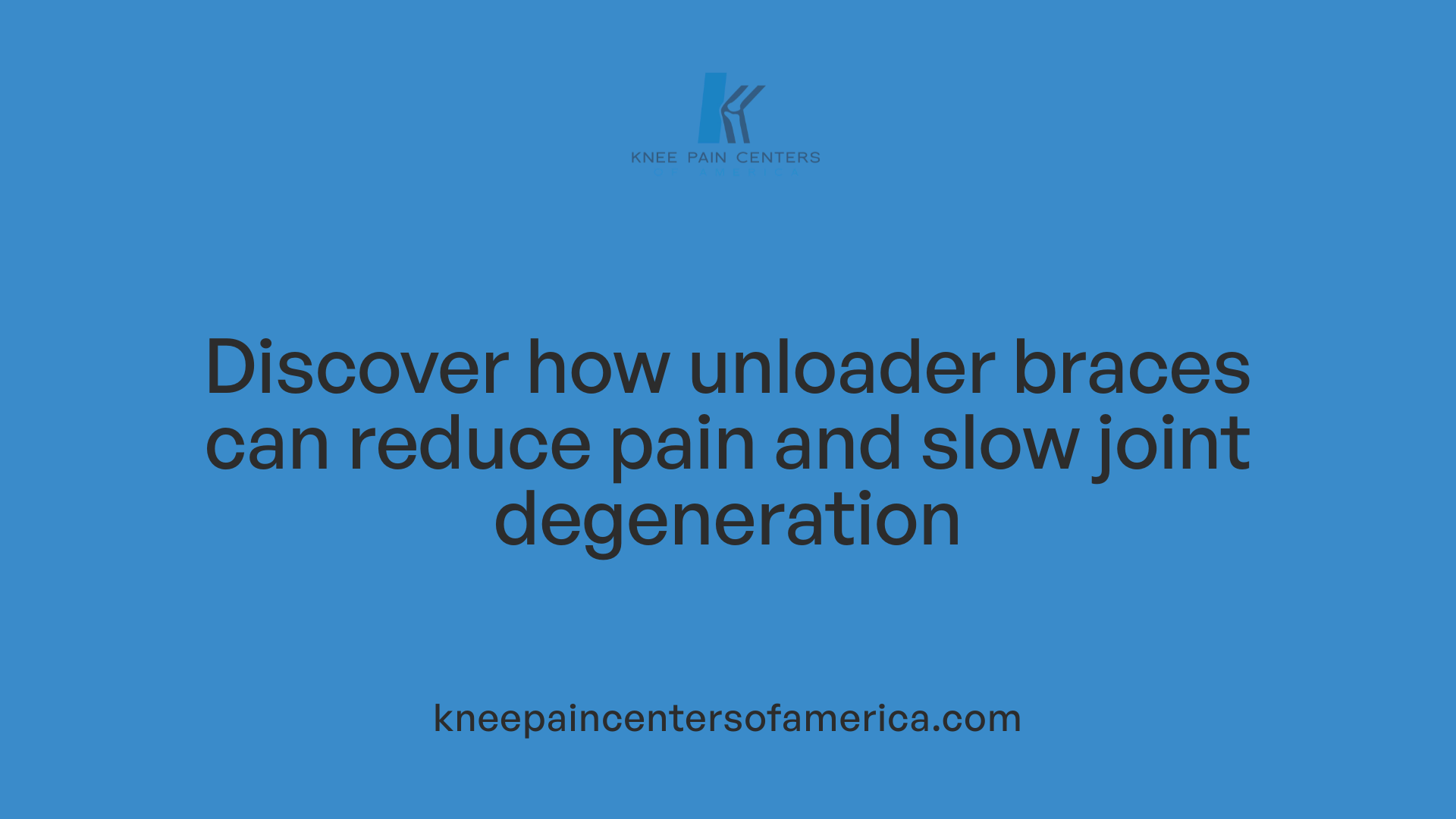 Discover how unloader braces can reduce pain and slow joint degeneration